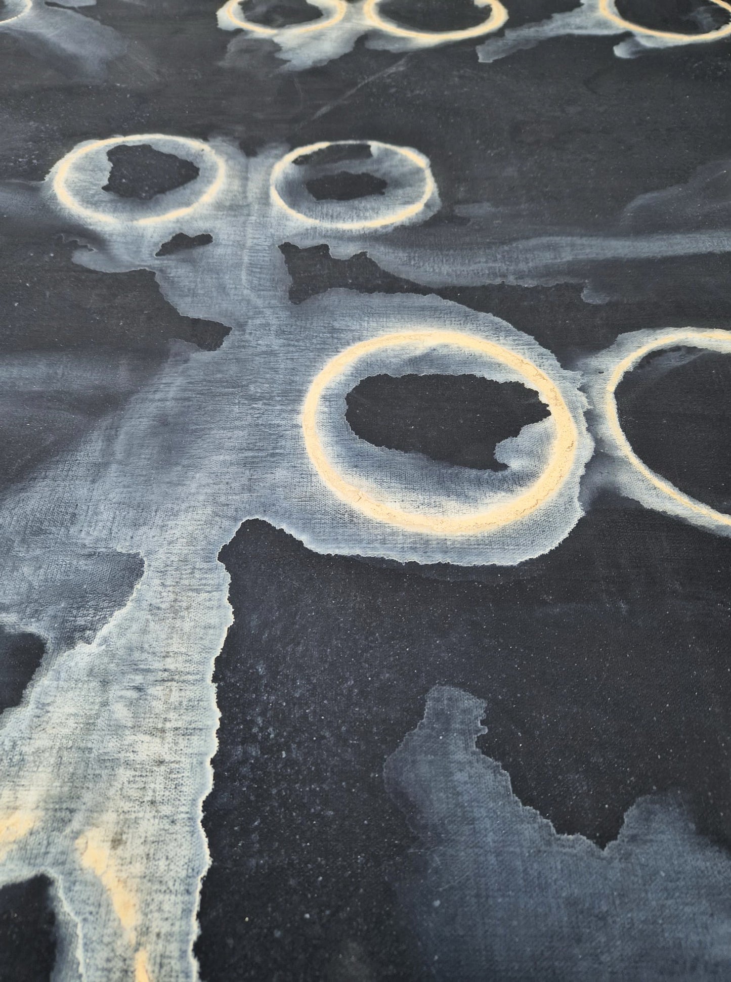 YOAV BRENER - Luminous Cells (UNIQUE - acrylic/oil painting) (Unframed)