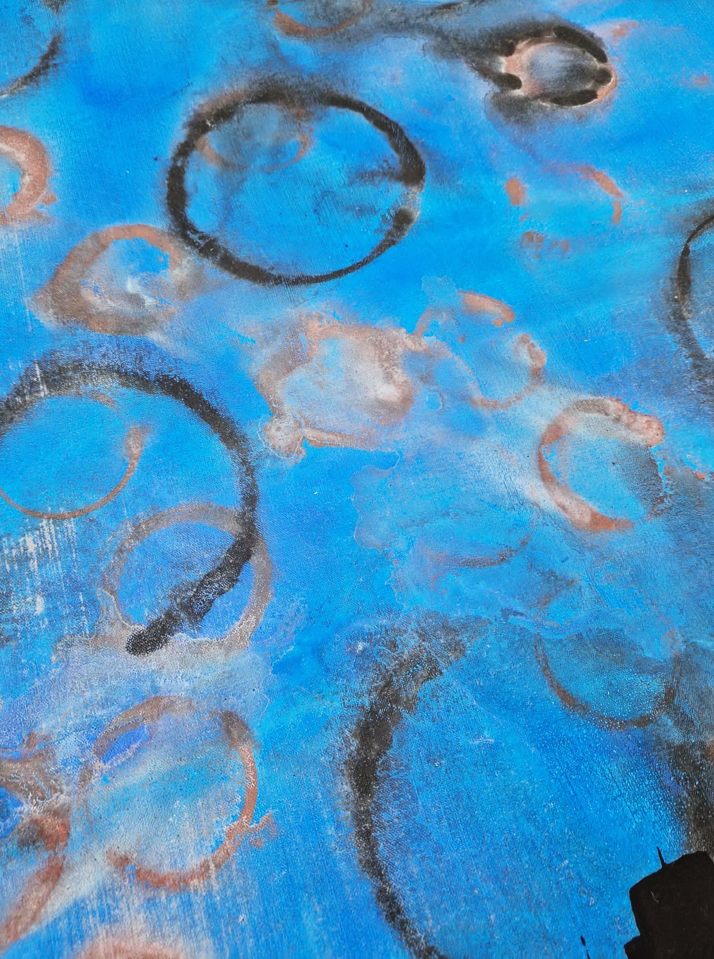 YOAV BRENER - Metropolitan Halos (UNIQUE - acrylic/oil painting) (Unframed)
