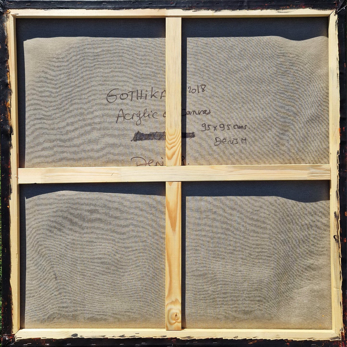 DENIS MARCON - Gothika (CERTIFICATE) (UNIQUE - oilpainting/acrylic)