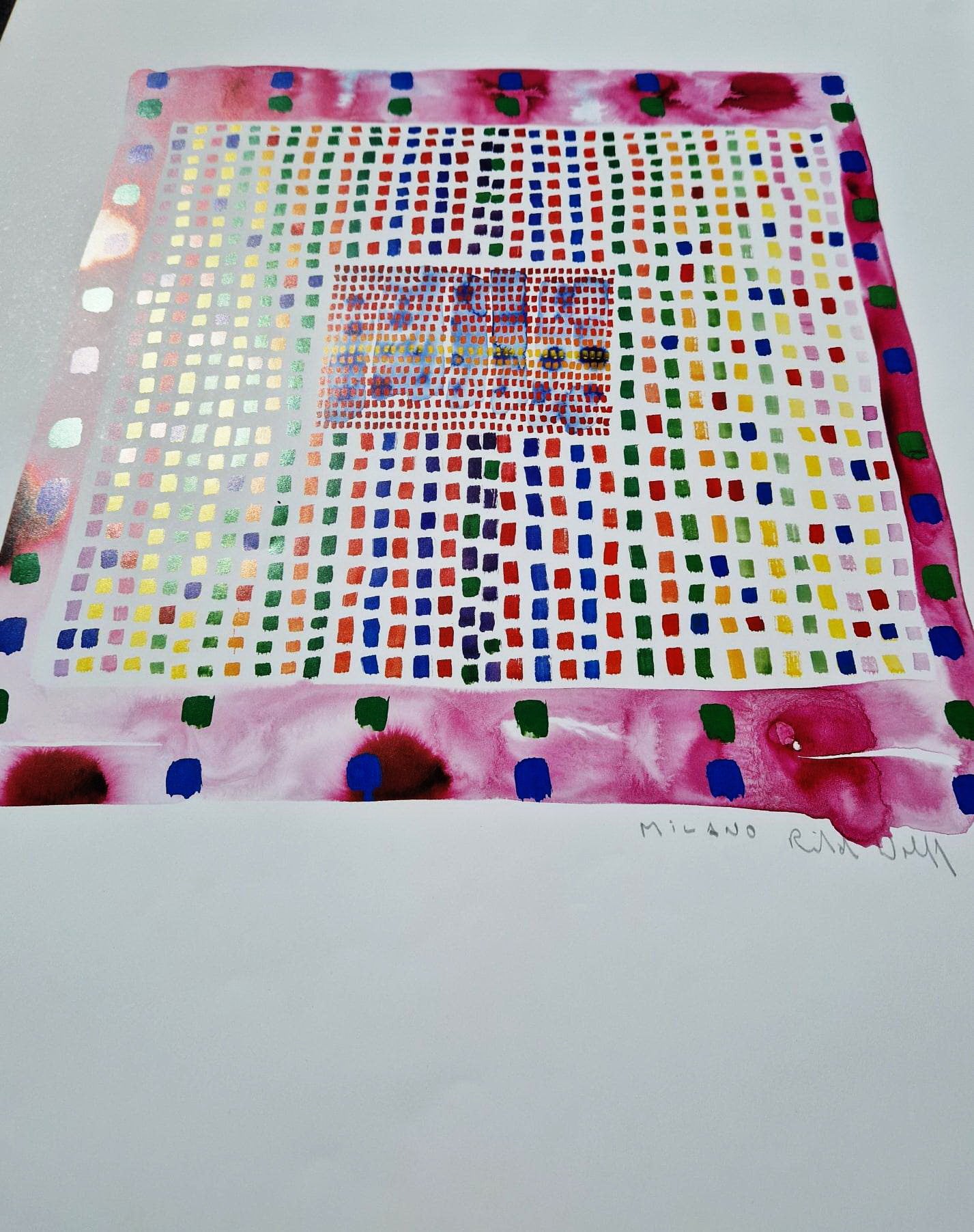 RICHARD WOLFF – Milano (bez rámu), serigrafia