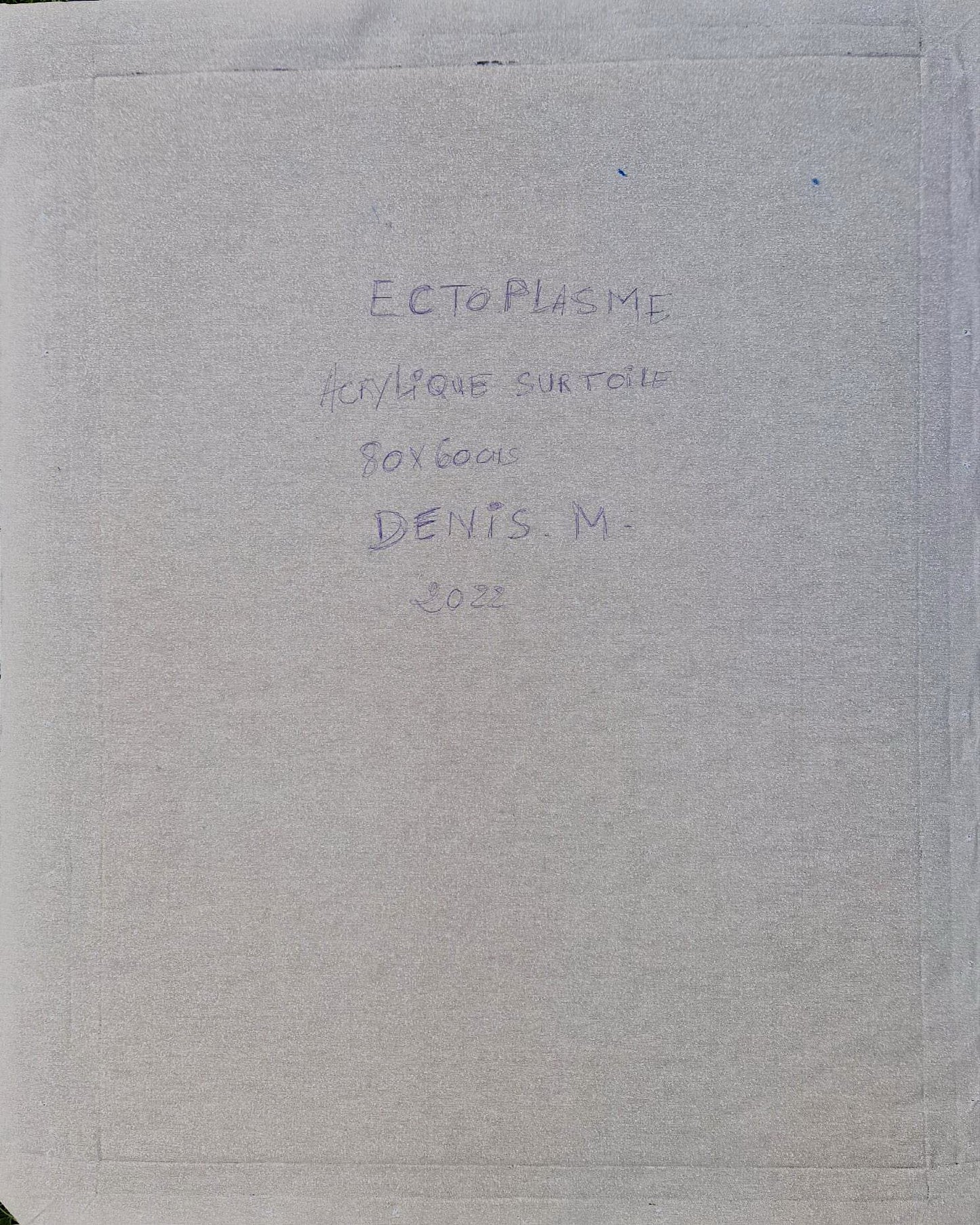 DENIS MARCON - Ectoplasma (CERTIFICATE) (UNIQUE - oilpainting/acrylic)