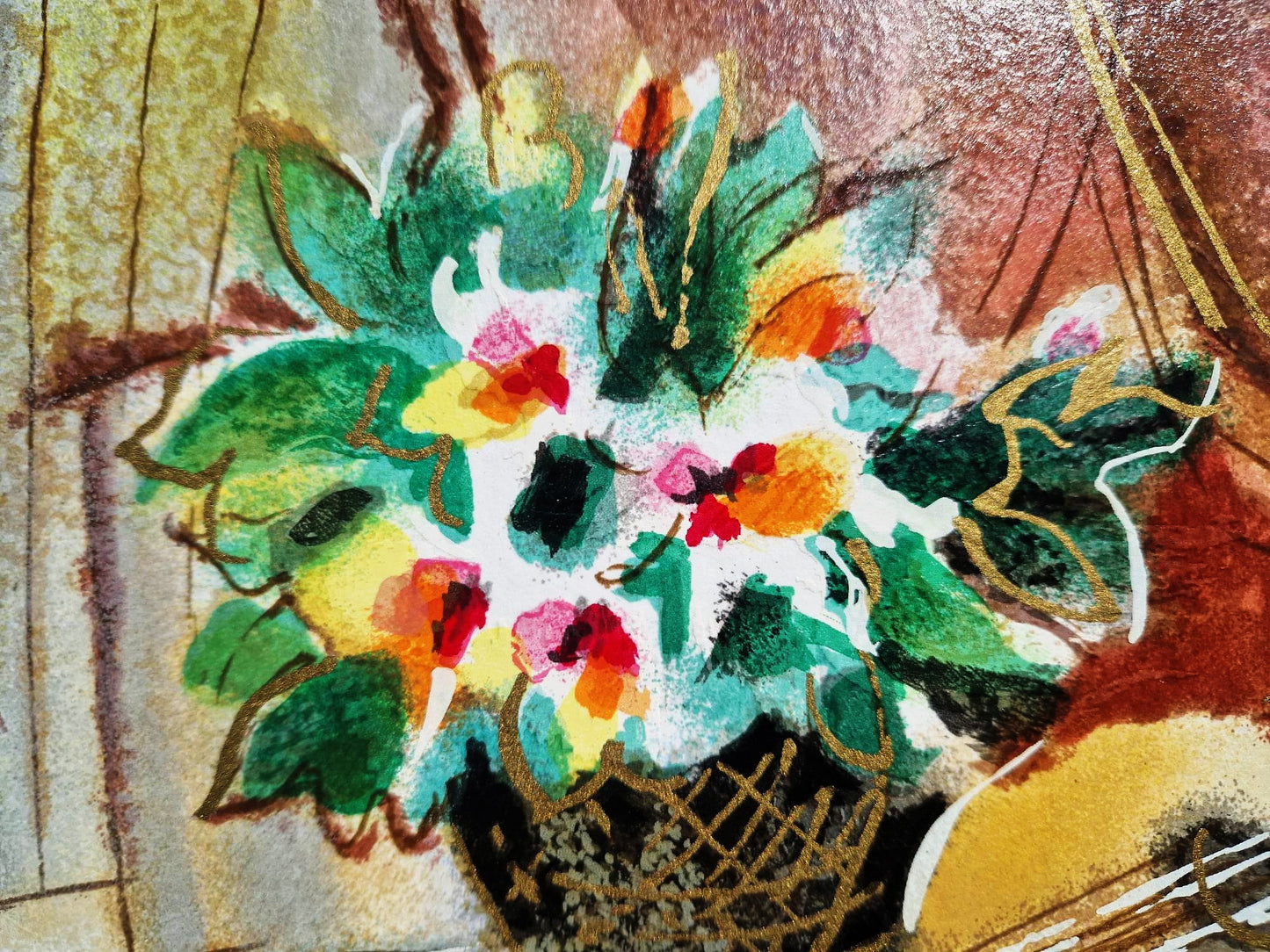 MICHAEL ROZENVAIN - A Terrace in Venice (Unframed) Serigraph