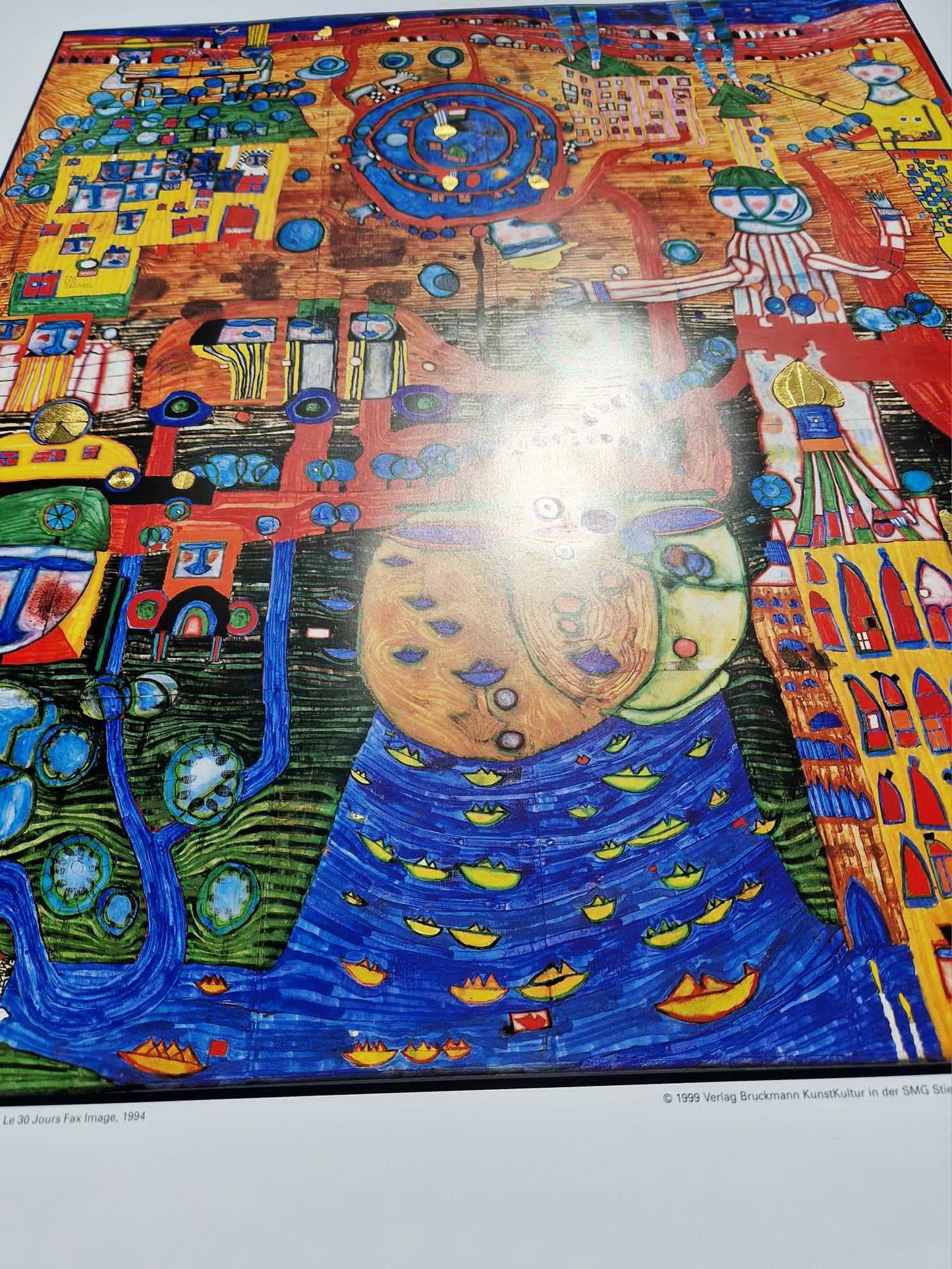 FRIEDENSREICH HUNDERTWASSER – Maľba faxom 30 dní (bez rámu)