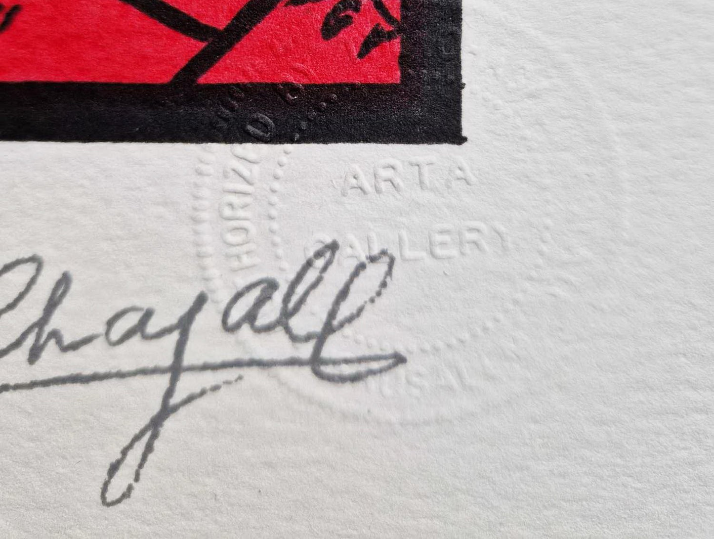 MARC CHAGALL – Júda (edícia Jeruzalemské okná) (bez rámu), (certifikát), serigrafia