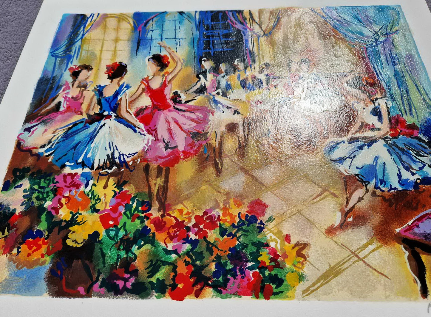 MICHAEL ROZENVAIN - Ballet Studio (Unframed) Serigraph