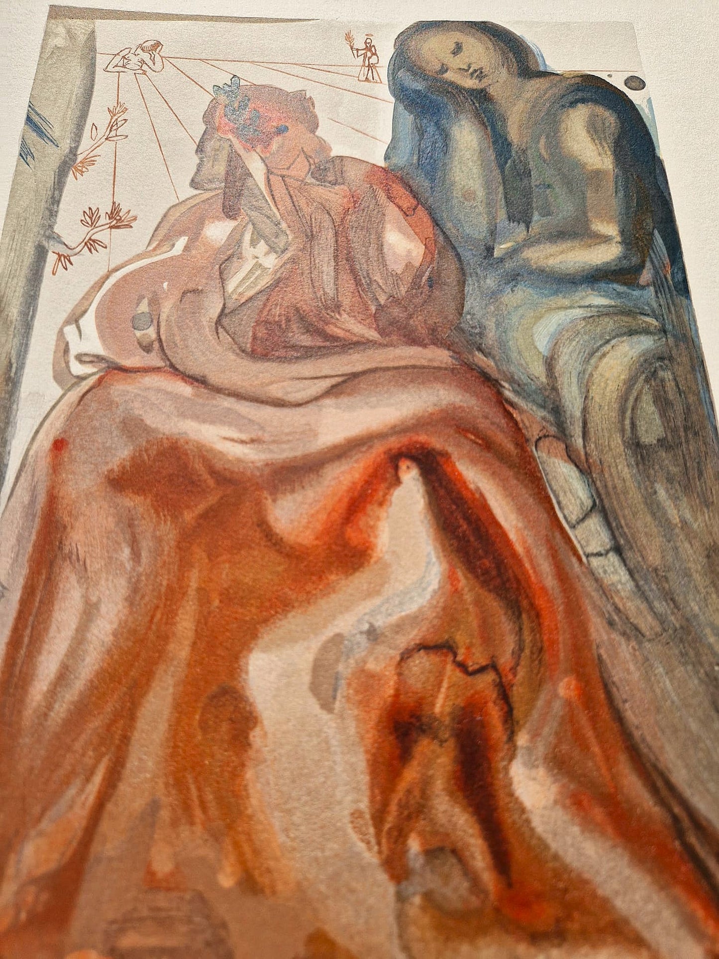 Salvador Dali - Dante's Confession (Danet - Divine Comedy) (Unframed)