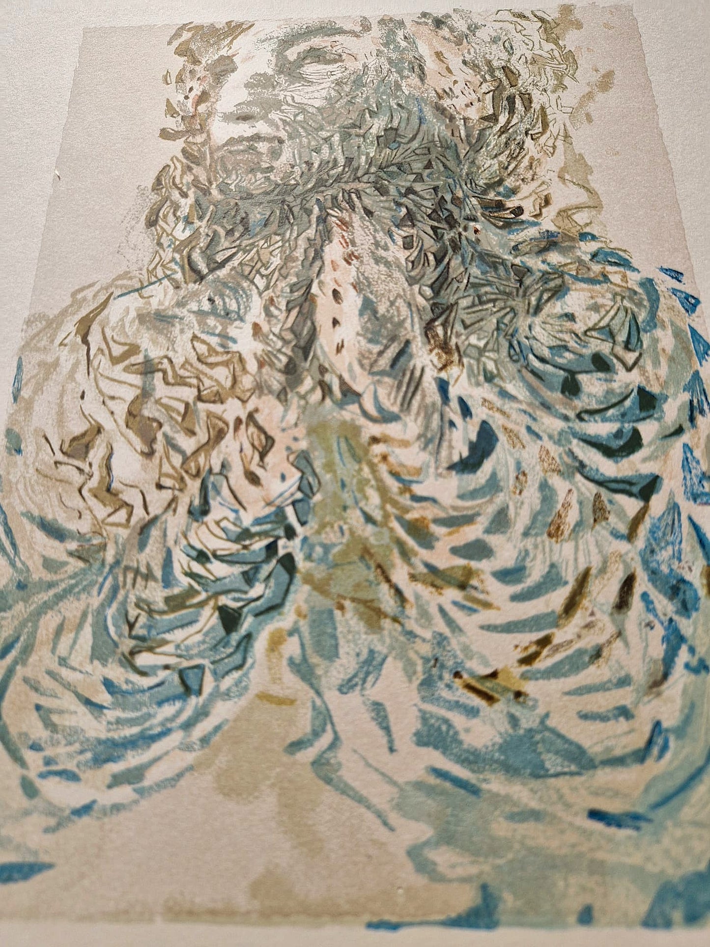 SALVADOR DALI - Cacciaguida Sees in God Dante's Exile (Dante - Divine Comedy) (Unframed)