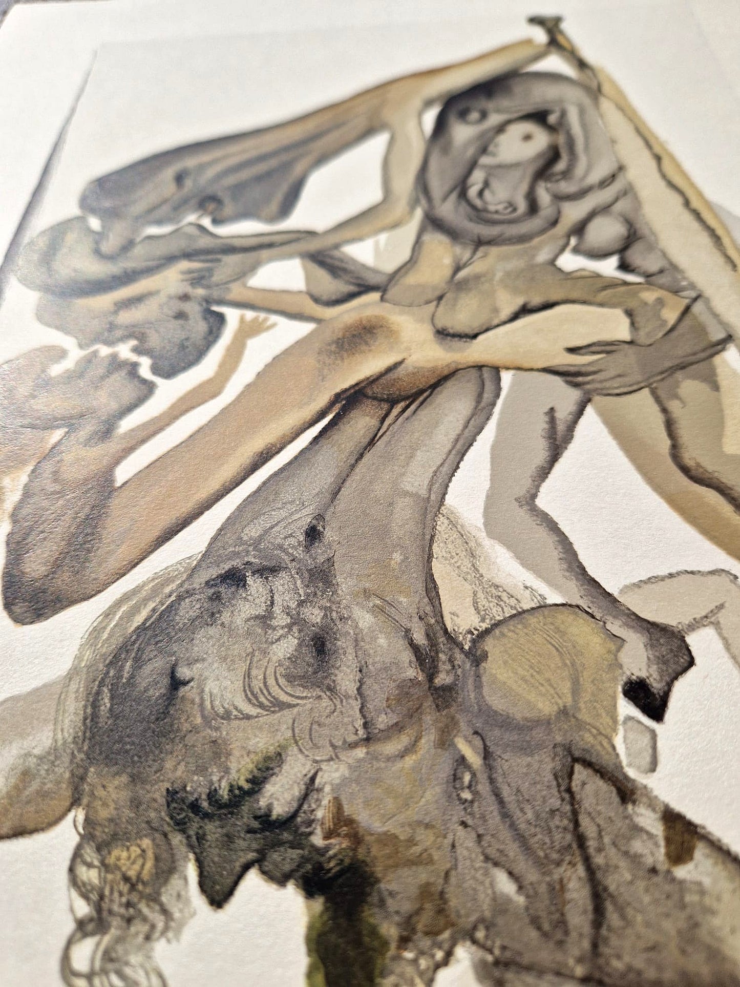 SALVADOR DALI - In Dark Limbo (Dante - Divine Comedy) (Unframed)