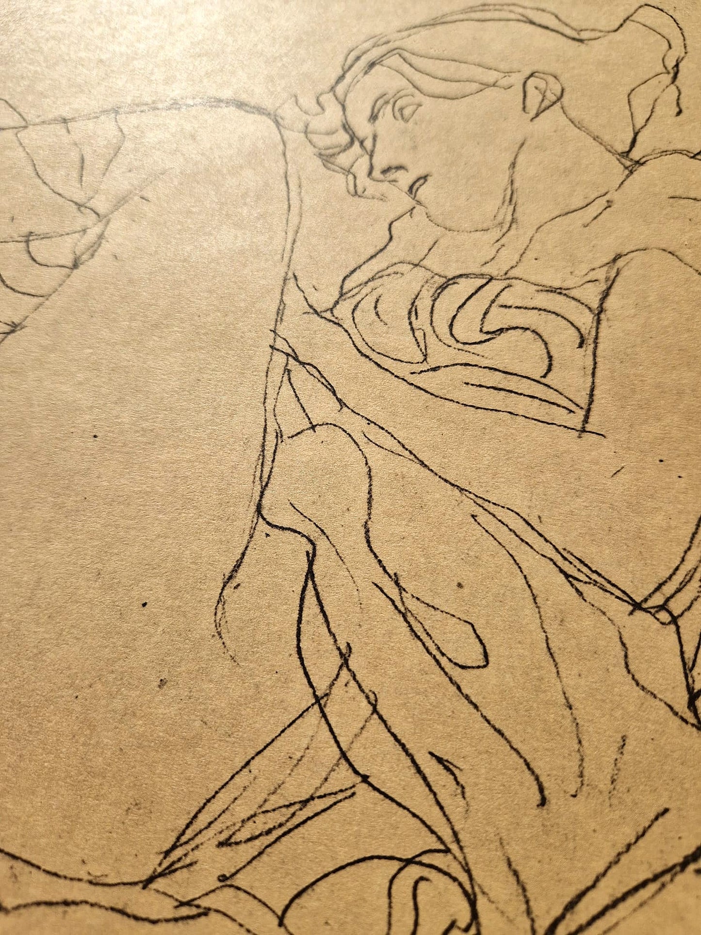 GUSTAV KLIMT – Sediaca žena so zohnutými nohami (bez rámu), litografická tlač