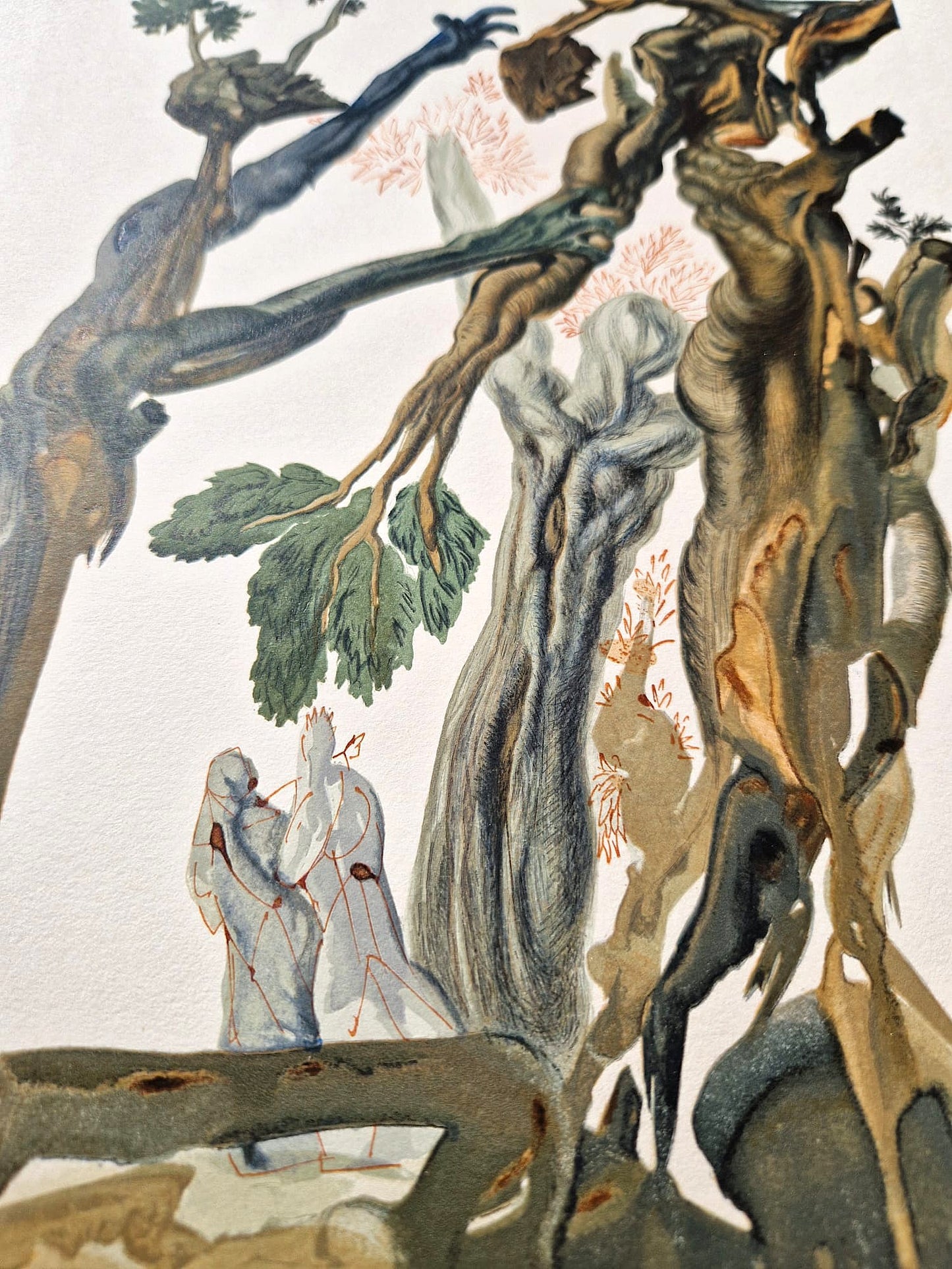 SALVADOR DALI - The Suicides (Dante - Divine Comedy) (Unframed)