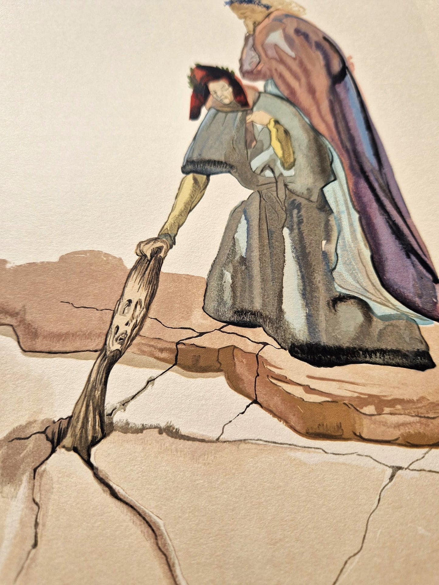 SALVADOR DALI - Sins of Treachery (Dante - Divine Comedy) (Unframed)