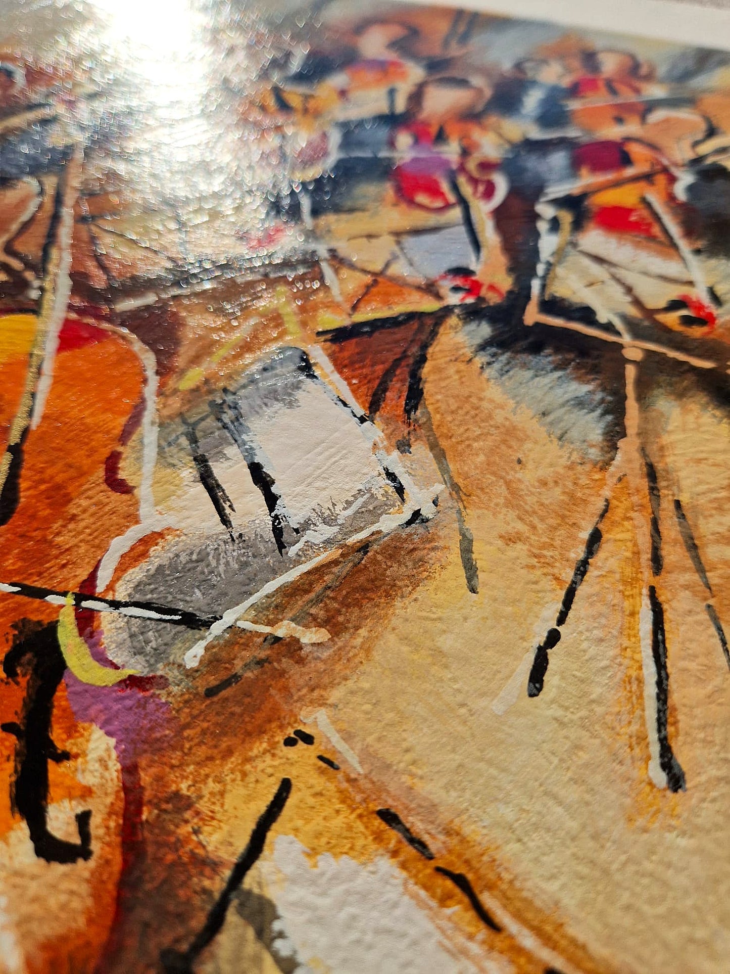 MICHAEL ROZENVAIN - The Baton (Unframed) Serigraph