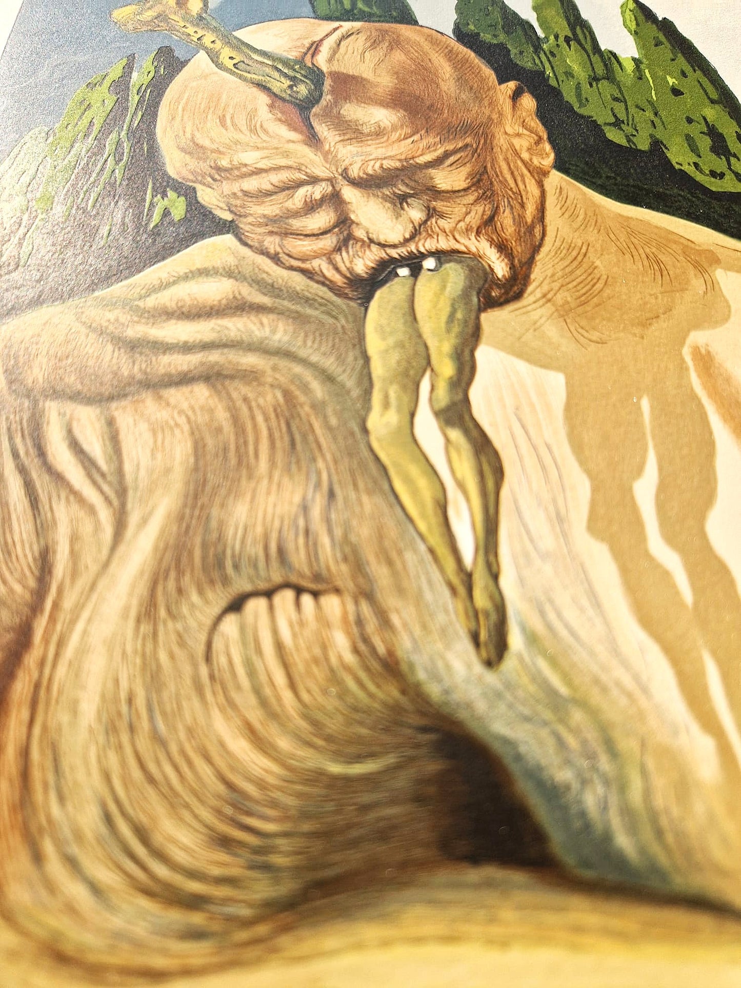 SALVADOR DALI - Logik a diabol (Dante - Božská komédia) (Bez rámu)