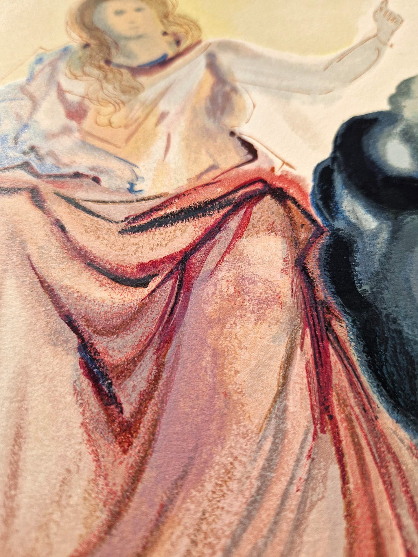 SALVADOR DALI - Beatrice Resolves Dante's Doubts ( Dante-Divine Comedy) (Unframed)