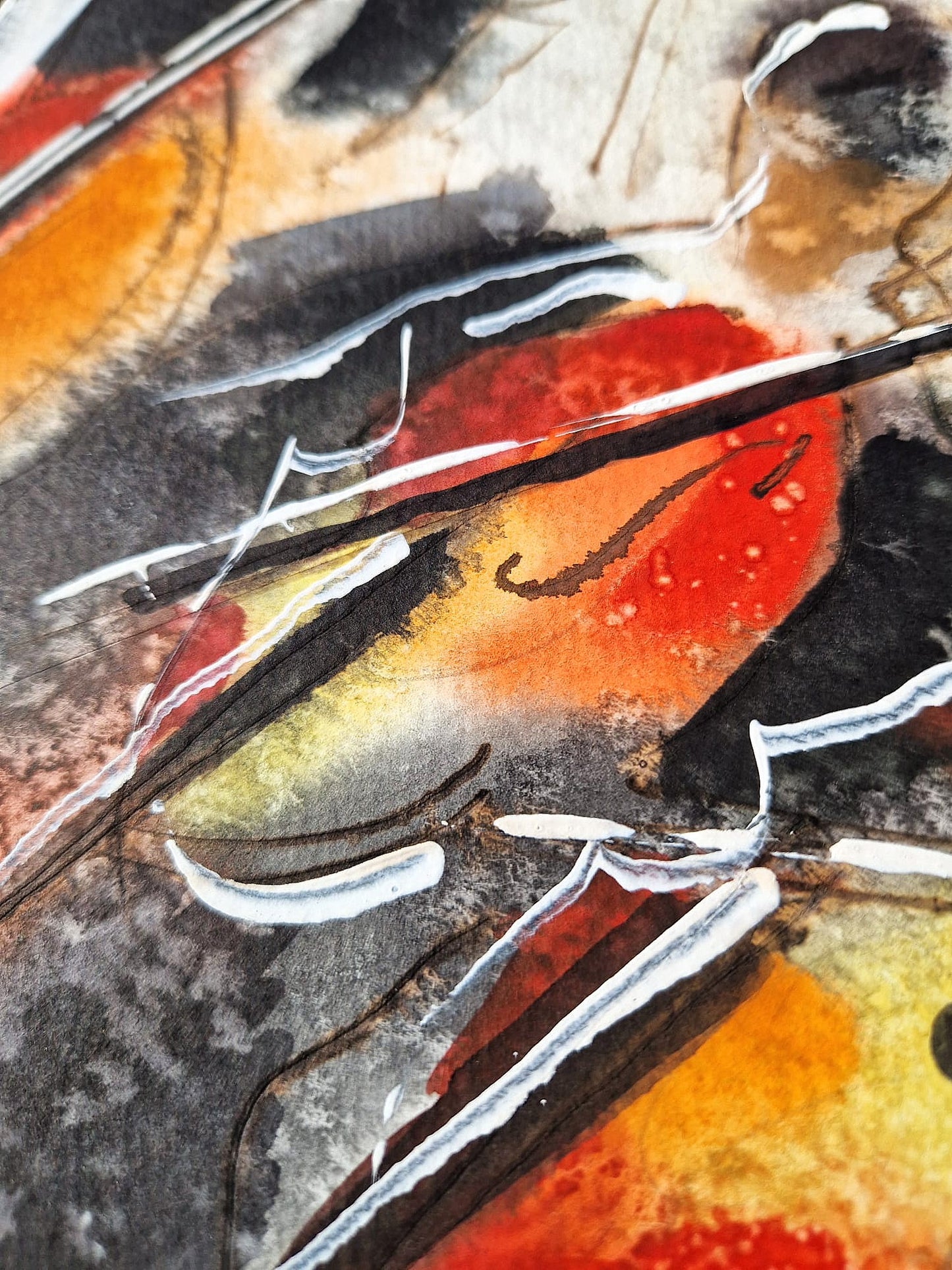 MICHAEL ROZENVAIN - String Quartet in Sunroom (UNIQUE - Watercolor) (Unframed)