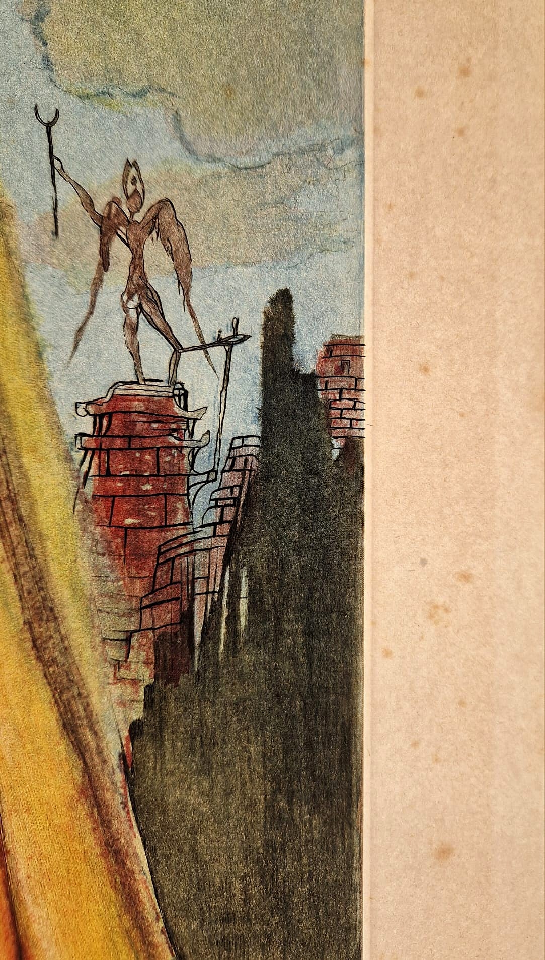 SALVADOR DALI - The Ghost Tells the Story of the Murder (Hamlet Suite) (DISCOUNT!) (Unframed), Etching