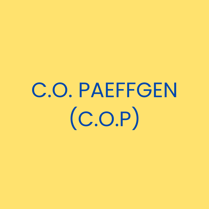 C.O. Paeffgen (C.O.P)