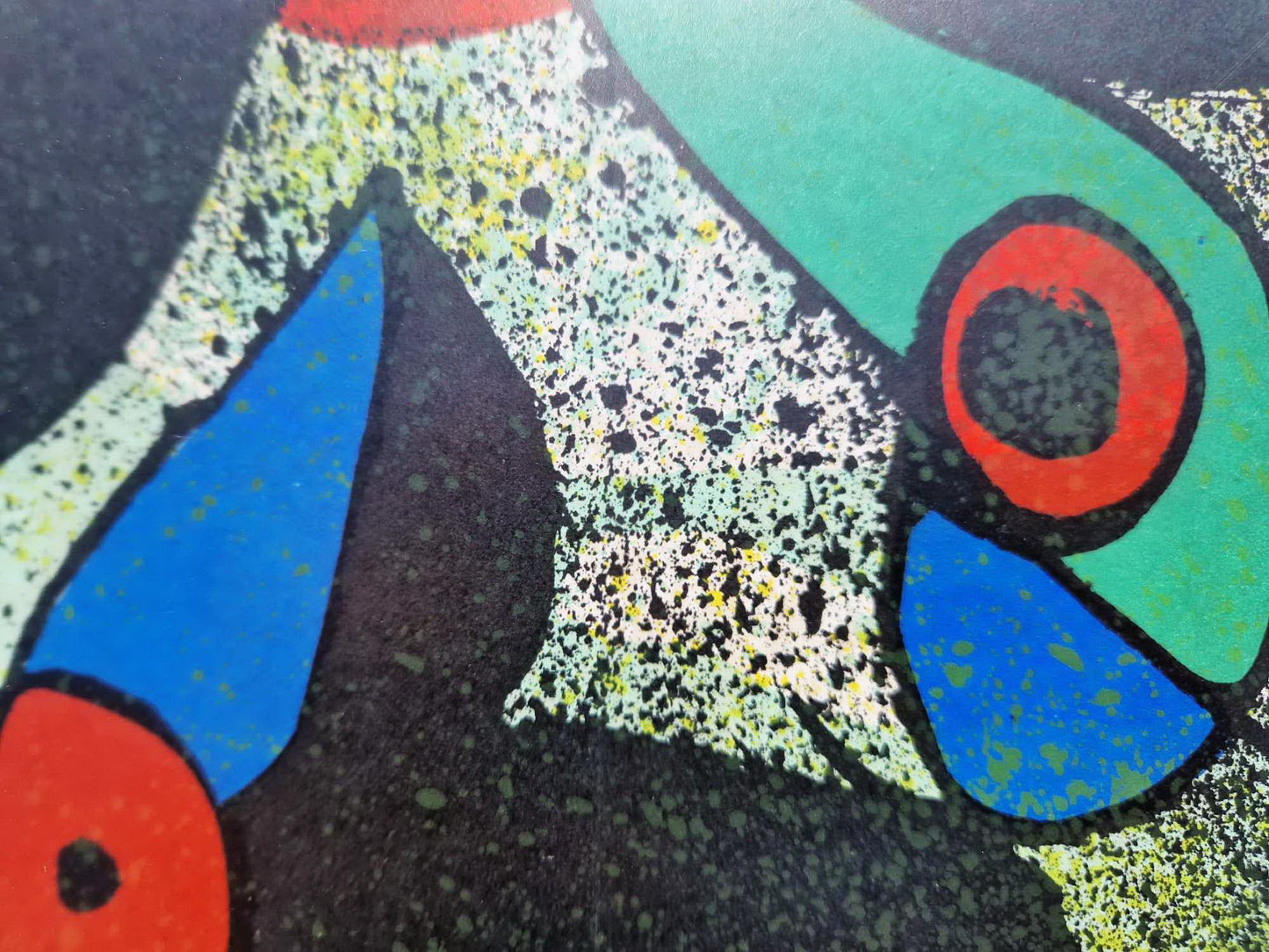 JOAN MIRO - Ceramique 1 (1974) (Rámovaná) Litografia