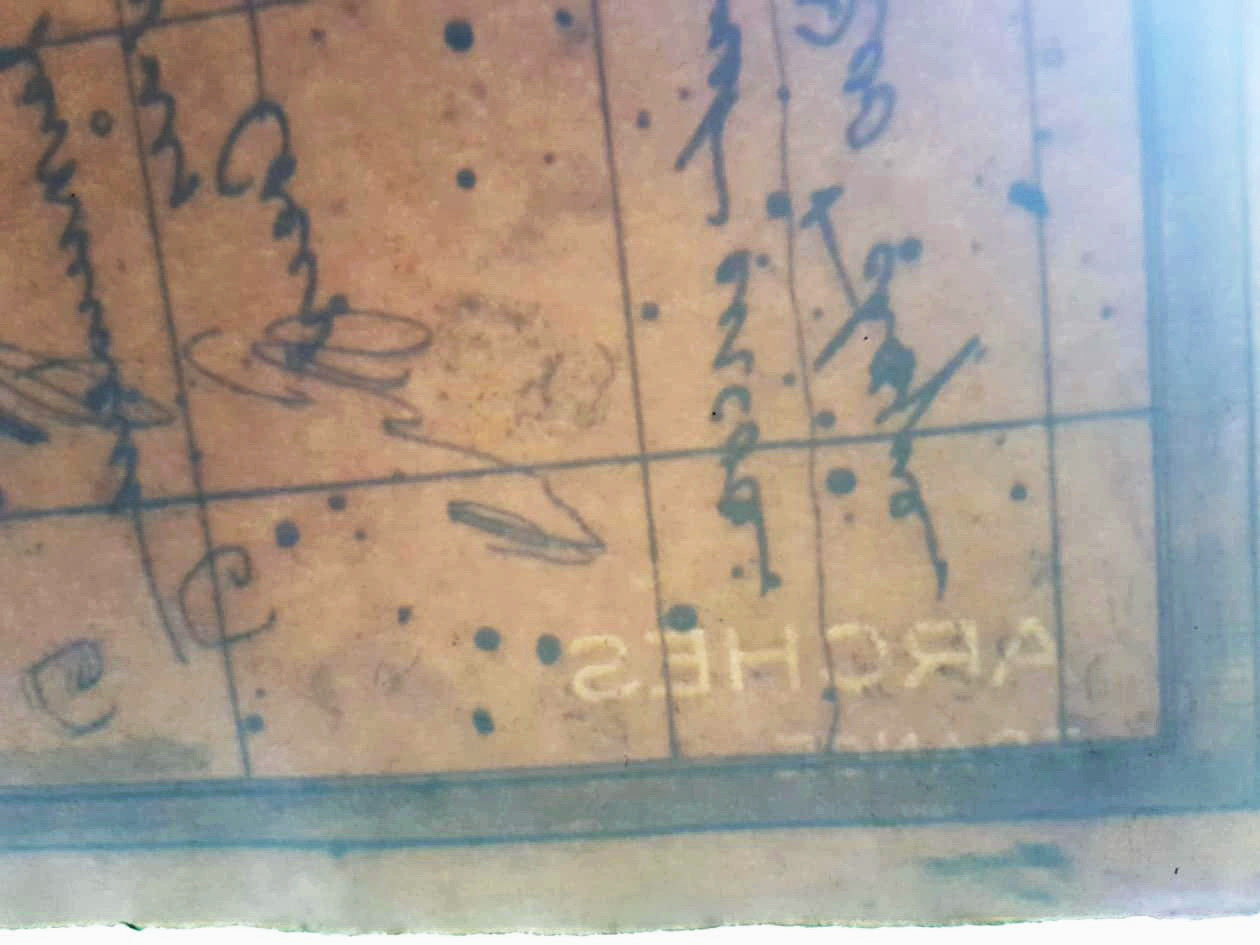 MICHAEL EISEMANN – Písma krajiny (Nerámované) Litografia