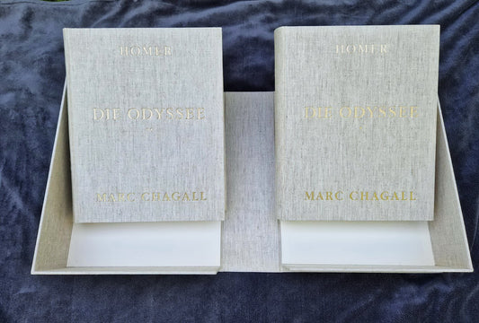 MARC CHAGALL - Odysse (Homer) High-End Grano-Lithographs (Book)