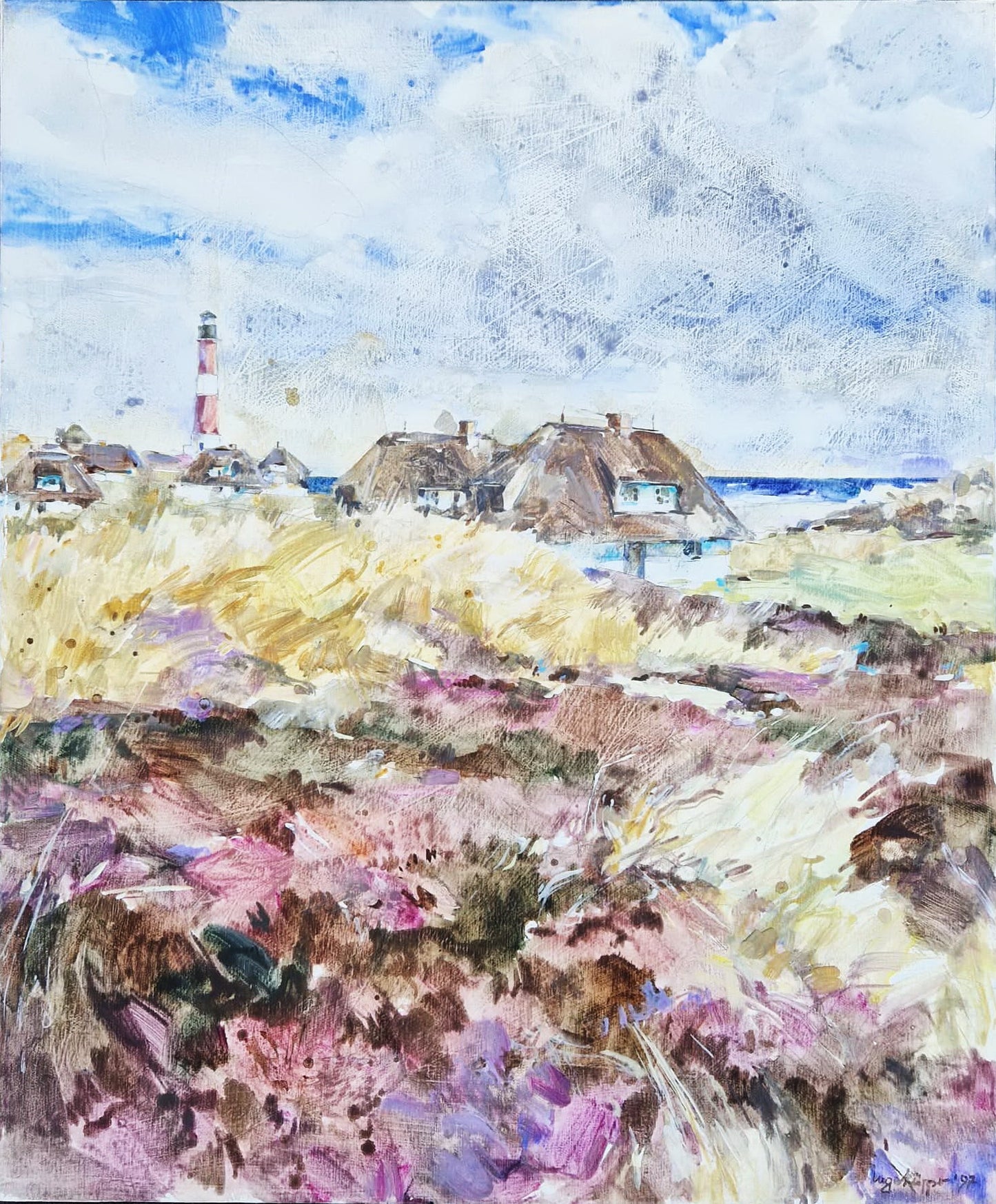INGO KÜPPER - Sylt 3 (UNIKÁT - olejomaľba)