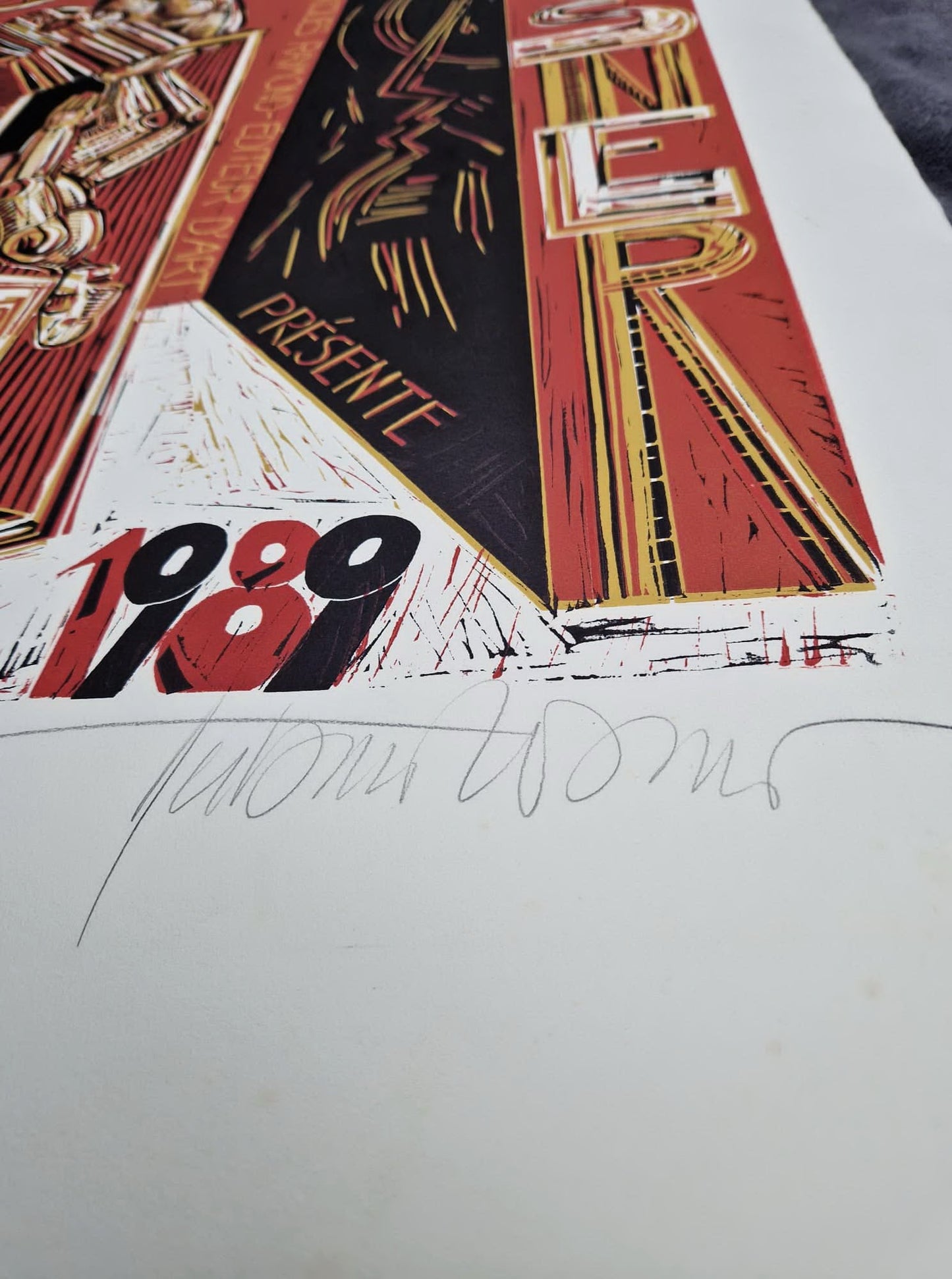 HERBERT ROSNER - Jacques Raymond Présente Herbert Rosner (Unframed), Woodcut / Linocut