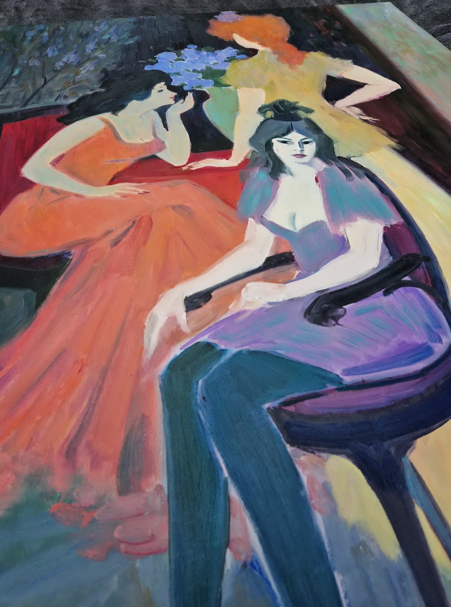 MARK FURMAN - Azúrový šepot (UNIKÁT - Olejomaľba)