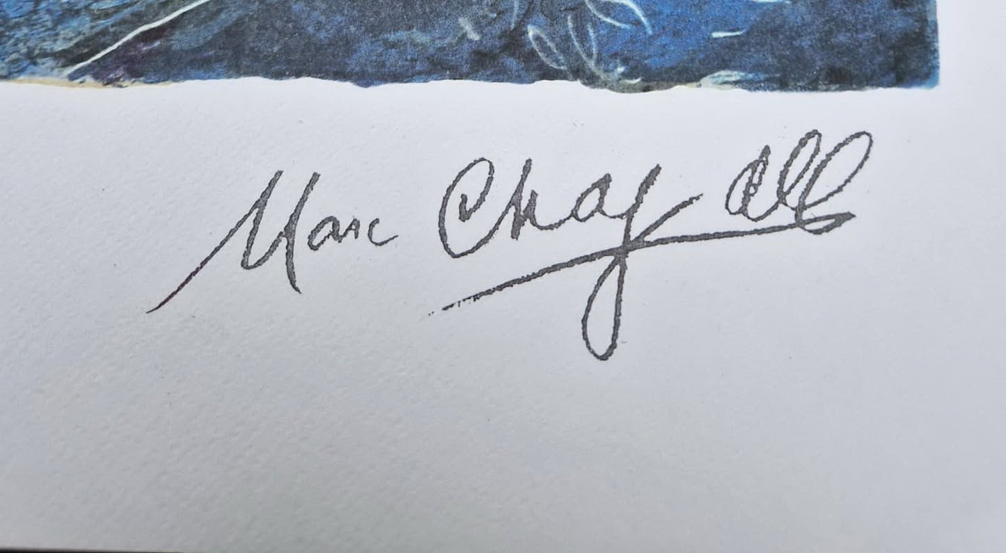 MARC CHAGALL – Bella (bez rámu), litografická tlač