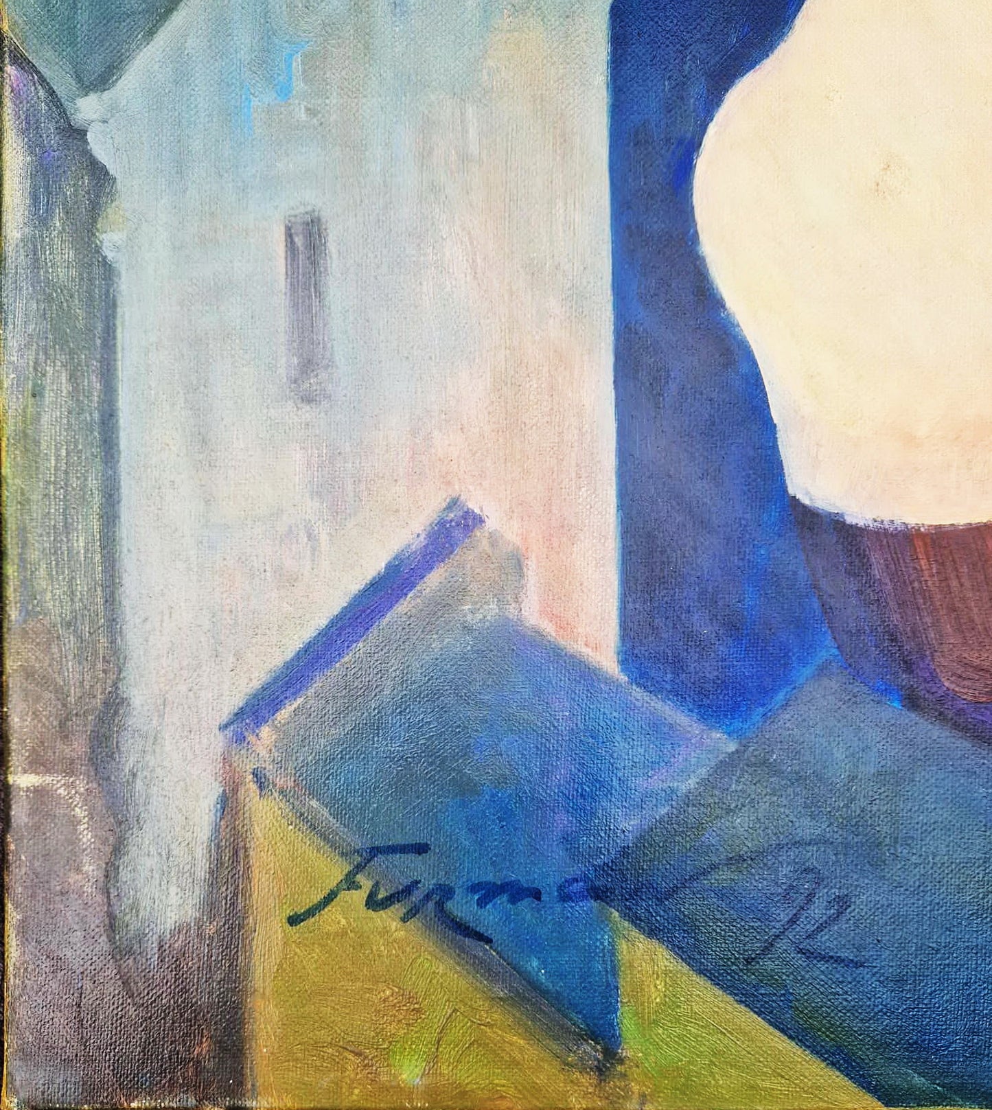 MARK FURMAN - Floating Dreams over Berlin (UNIQUE - Oil painting)