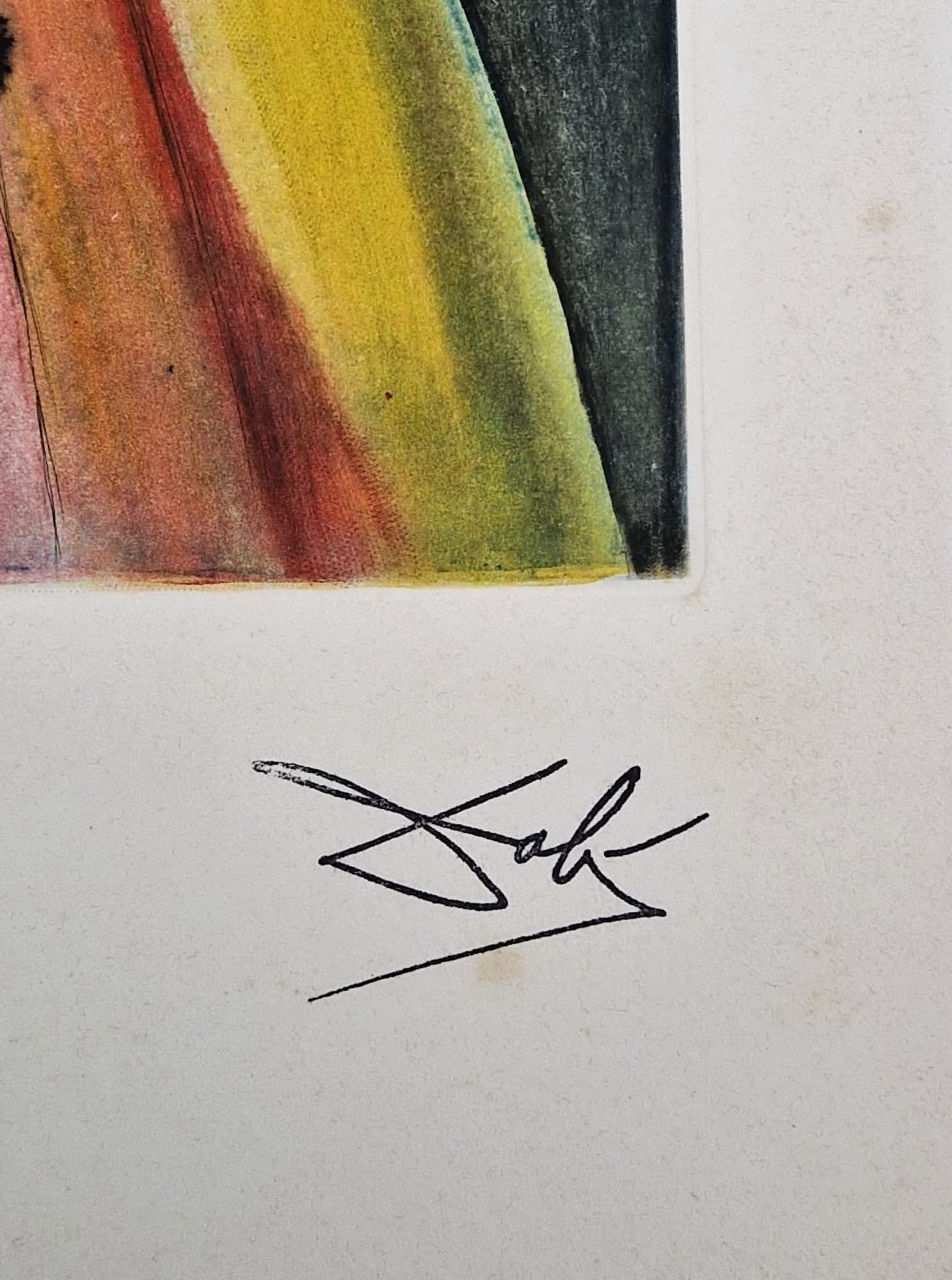 SALVADOR DALI - The Ghost Tells the Story of the Murder (Hamlet Suite) (DISCOUNT!) (Unframed), Etching