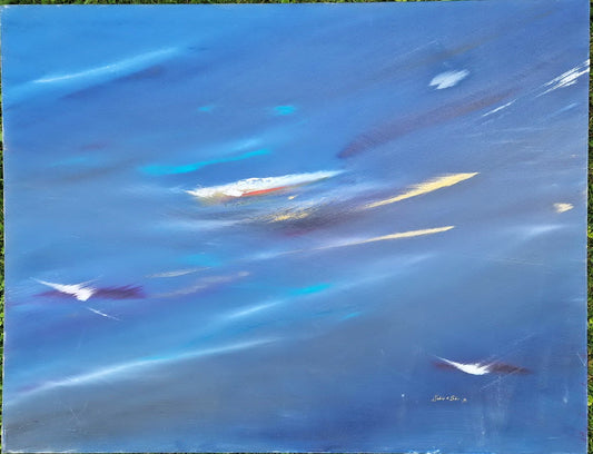 PETER AVRAHAM RUBINT - Echoes of the Deep (UNIQUE - Oil painting)