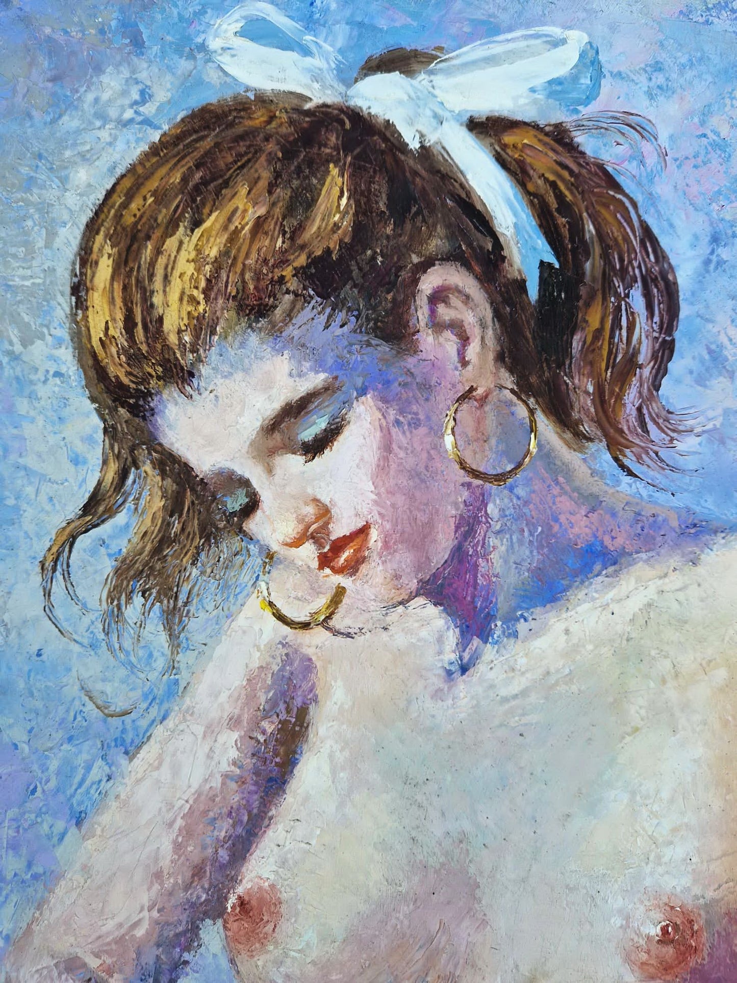 GIL. S. OPALE - The Morning Grace (UNIQUE - Oil painting)