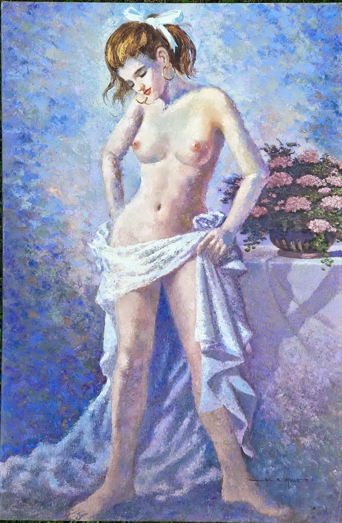GIL. S. OPALE - The Morning Grace (UNIQUE - Oil painting)