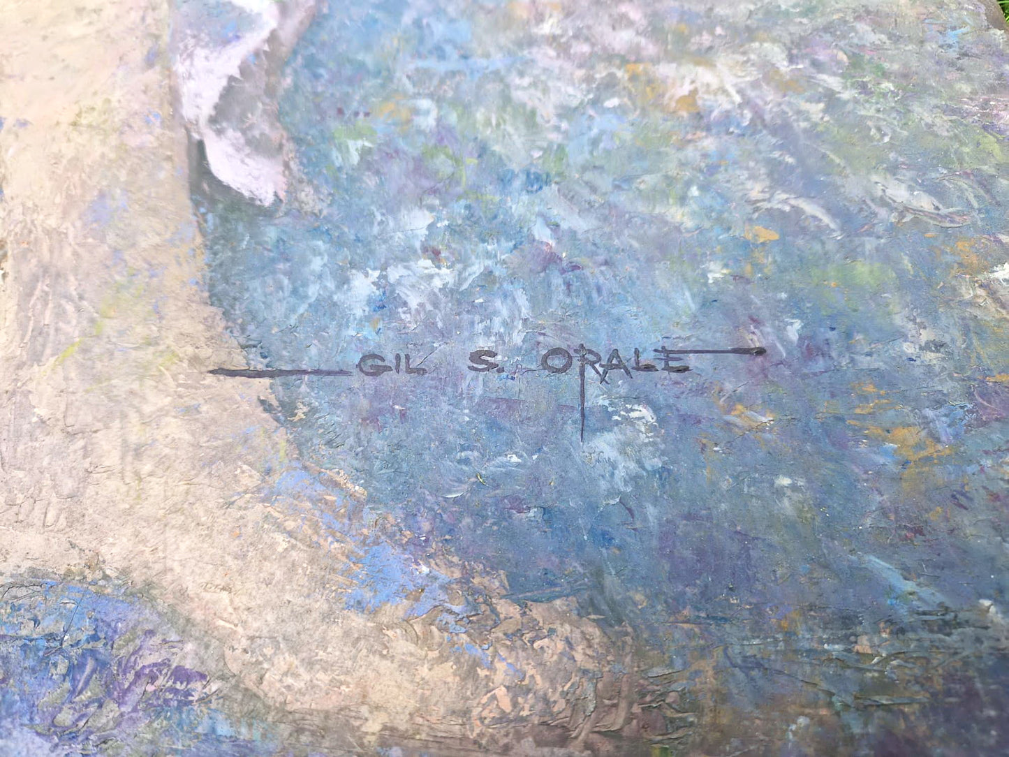 GIL. S. OPALE - The Morning Grace (UNIQUE - Oil painting)