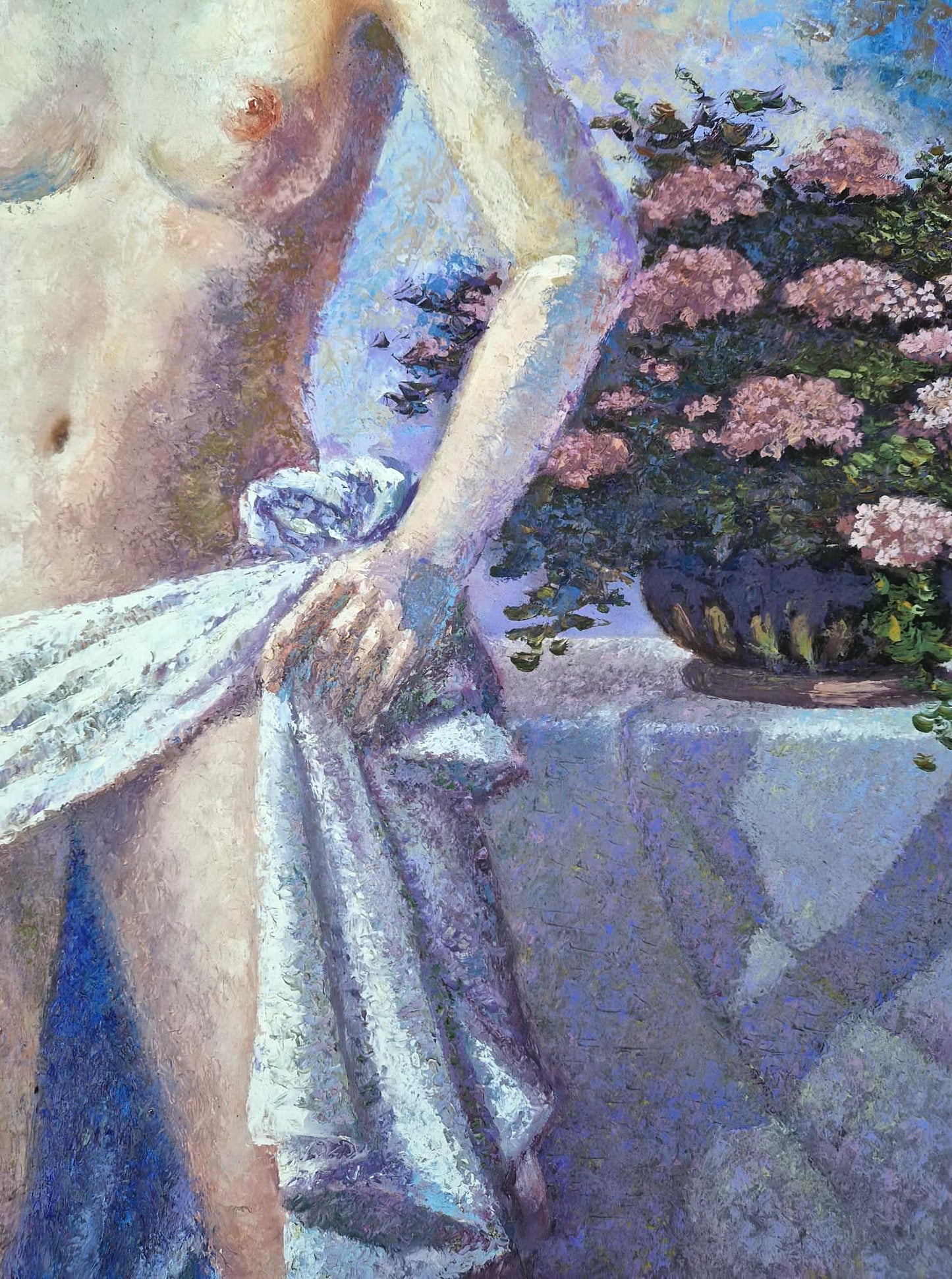 GIL. S. OPALE - The Morning Grace (UNIQUE - Oil painting)