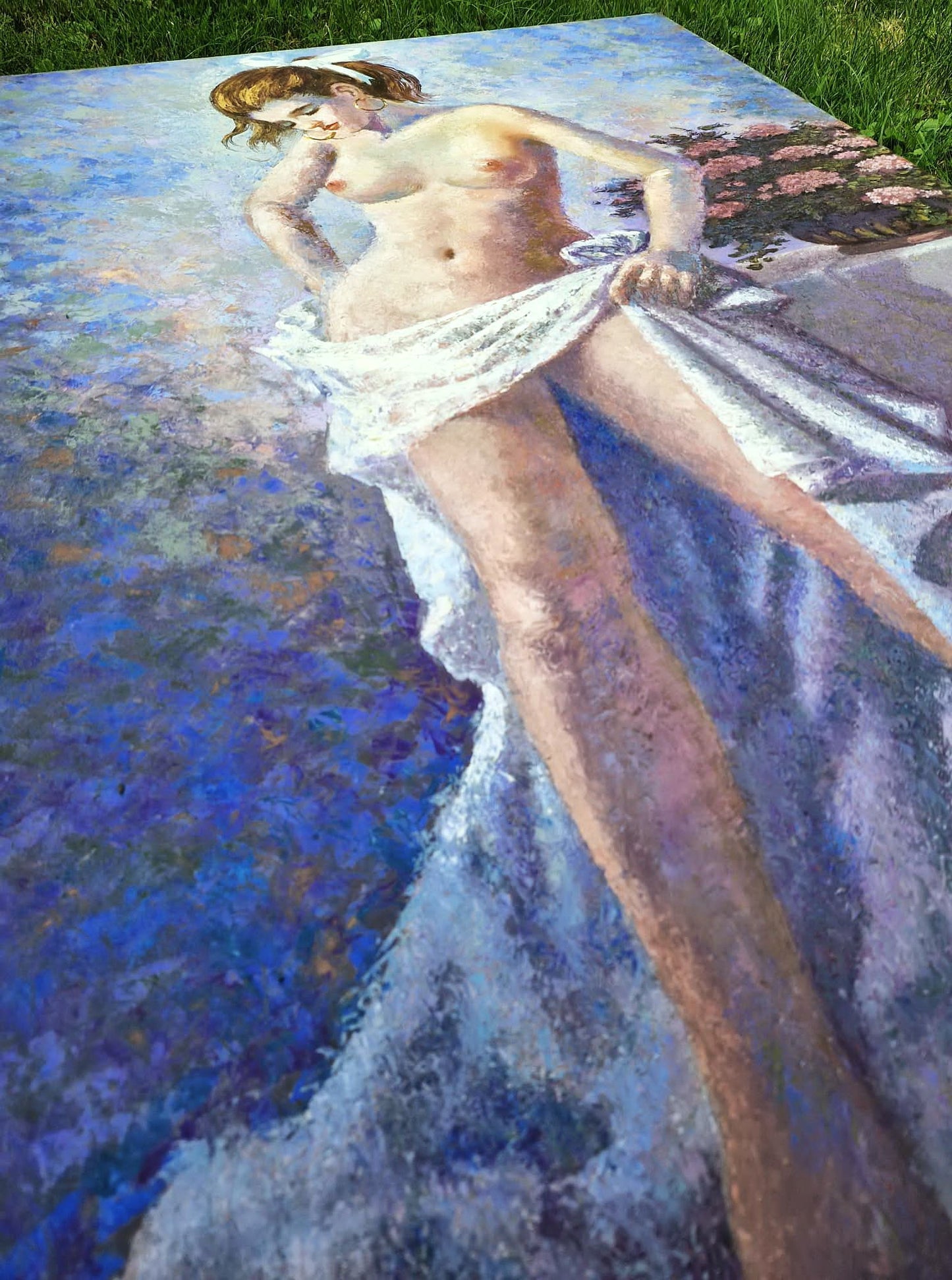 GIL. S. OPALE - The Morning Grace (UNIQUE - Oil painting)