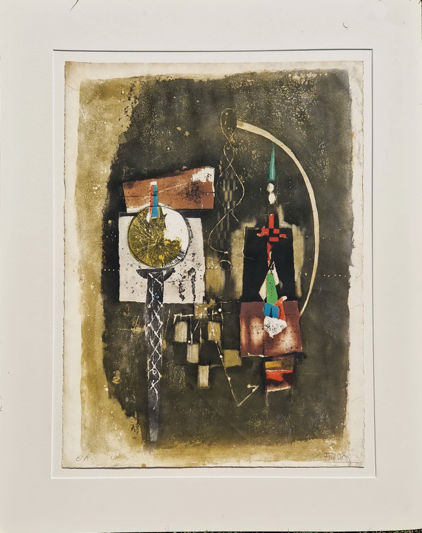 JOHNNY FRIEDLAENDER - Premiere Conclusion (1970) (Unframed), Etching