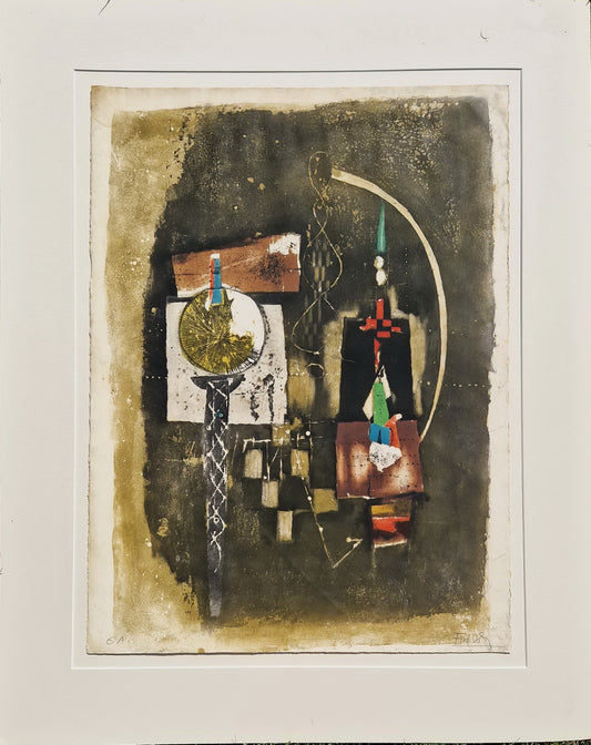 JOHNNY FRIEDLAENDER - Premiere Conclusion (1970) (Unframed), Etching
