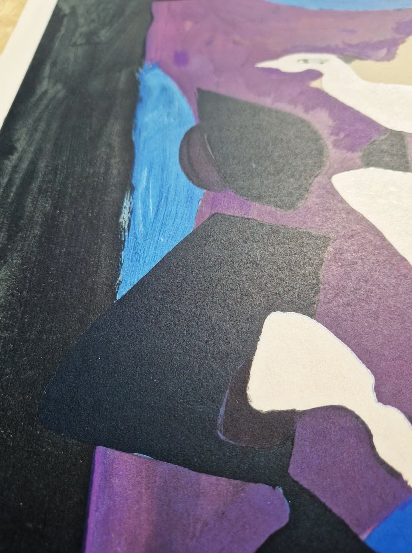 GEORGES BRAQUE - Oiseau et Lotus (Unframed) Lithograph