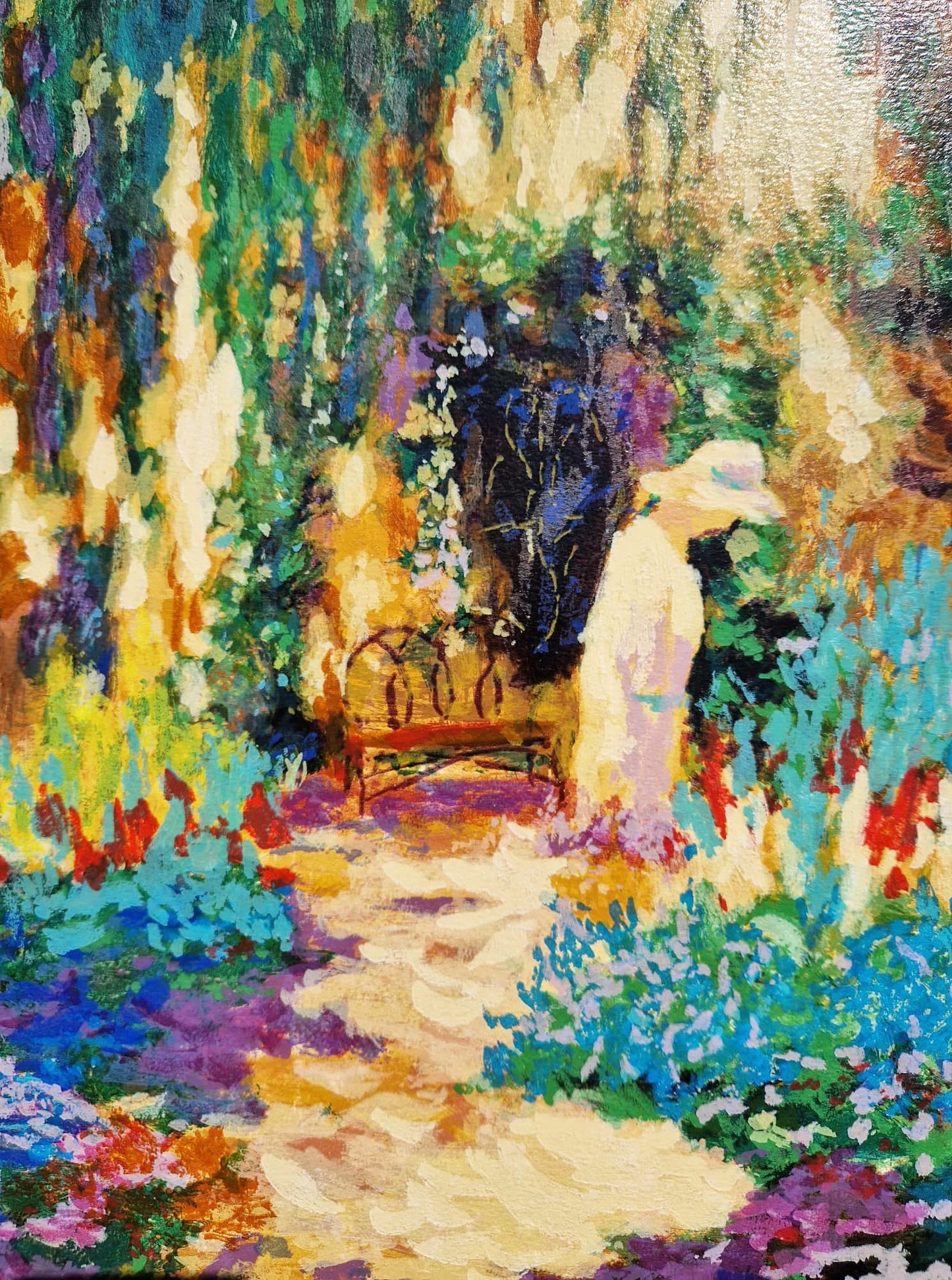 RITA DUFFY – Giverny Hommage (bez rámu), litografia