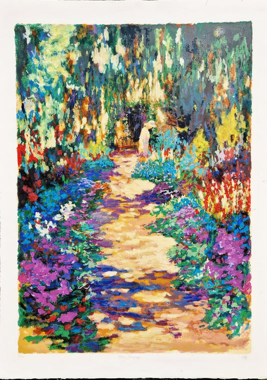 RITA DUFFY – Giverny Hommage (bez rámu), litografia
