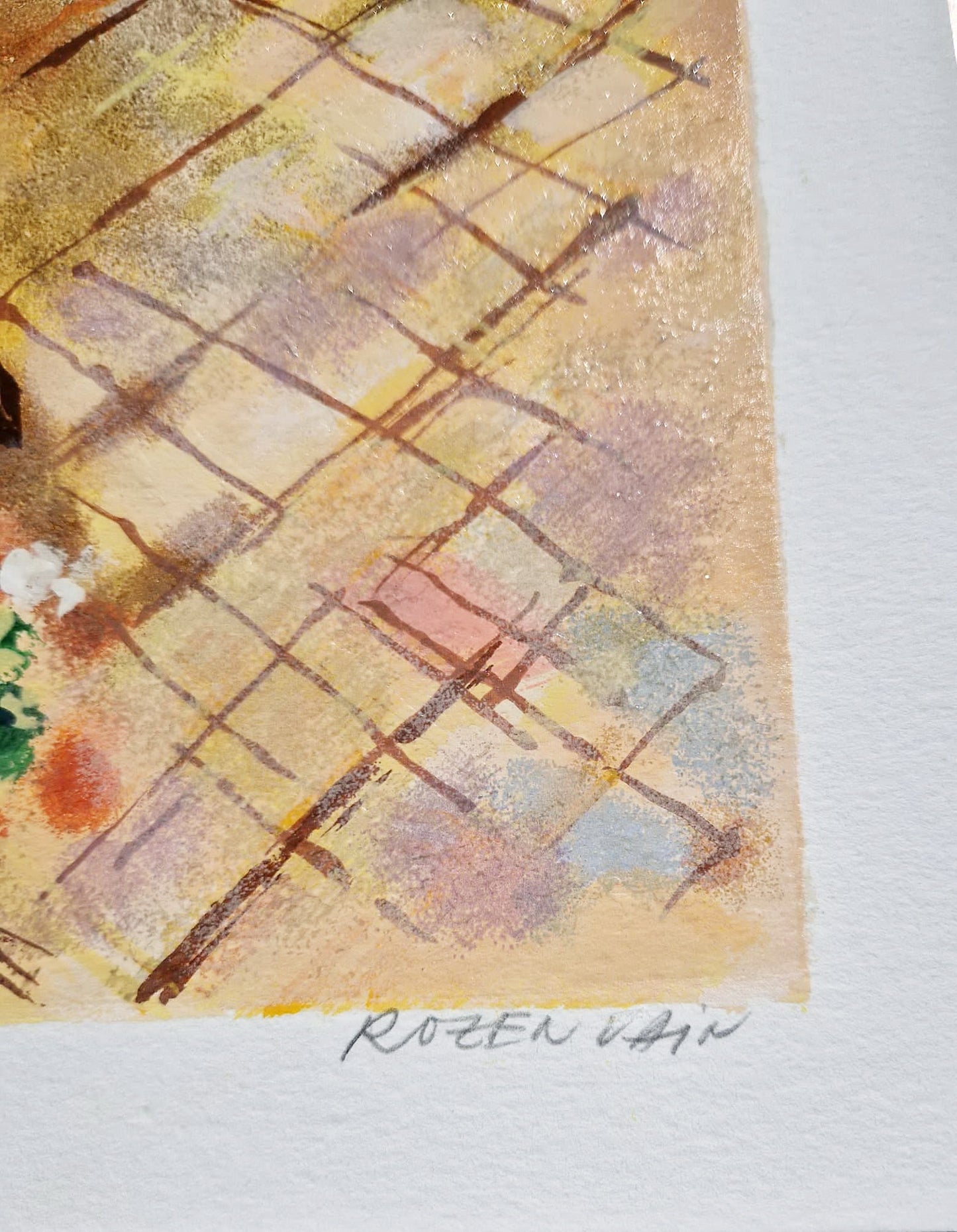 MICHAEL ROZENVAIN - Melodie Ballerina (Unframed) Serigraph