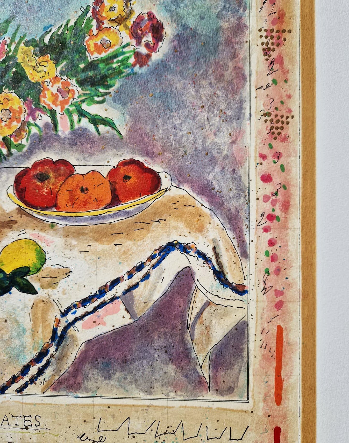 MICHAEL EISEMANN - Soucis Et Tomates (bez rámu) litografia