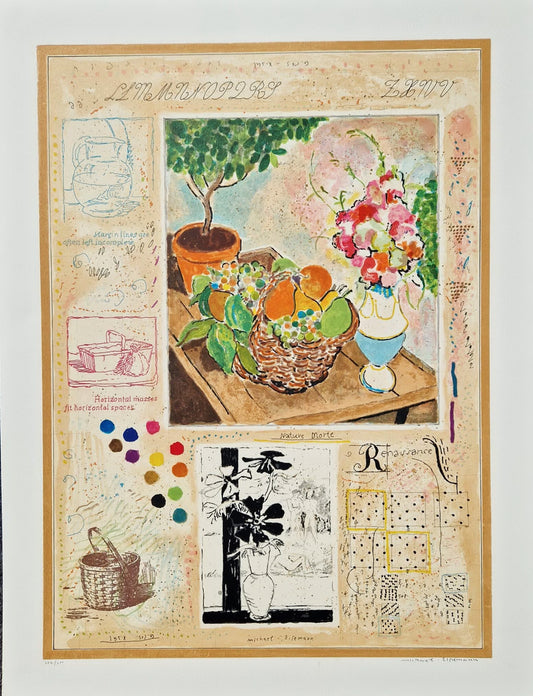 MICHAEL EISEMANN - Prírodná morte (bez rámu) litografia