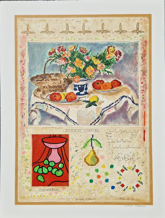 MICHAEL EISEMANN - Soucis Et Tomates (bez rámu) litografia