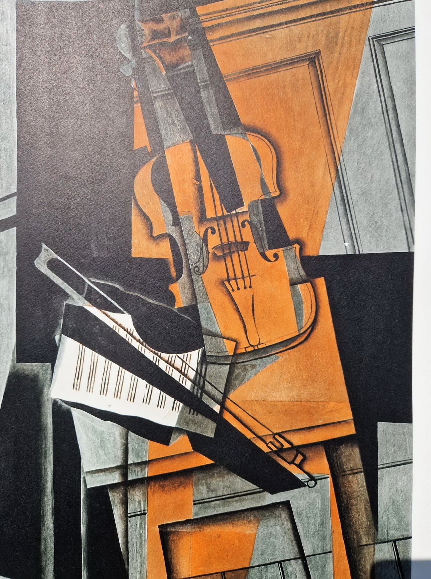 JUAN GRIS - The Violin (Unframed), Lithograph