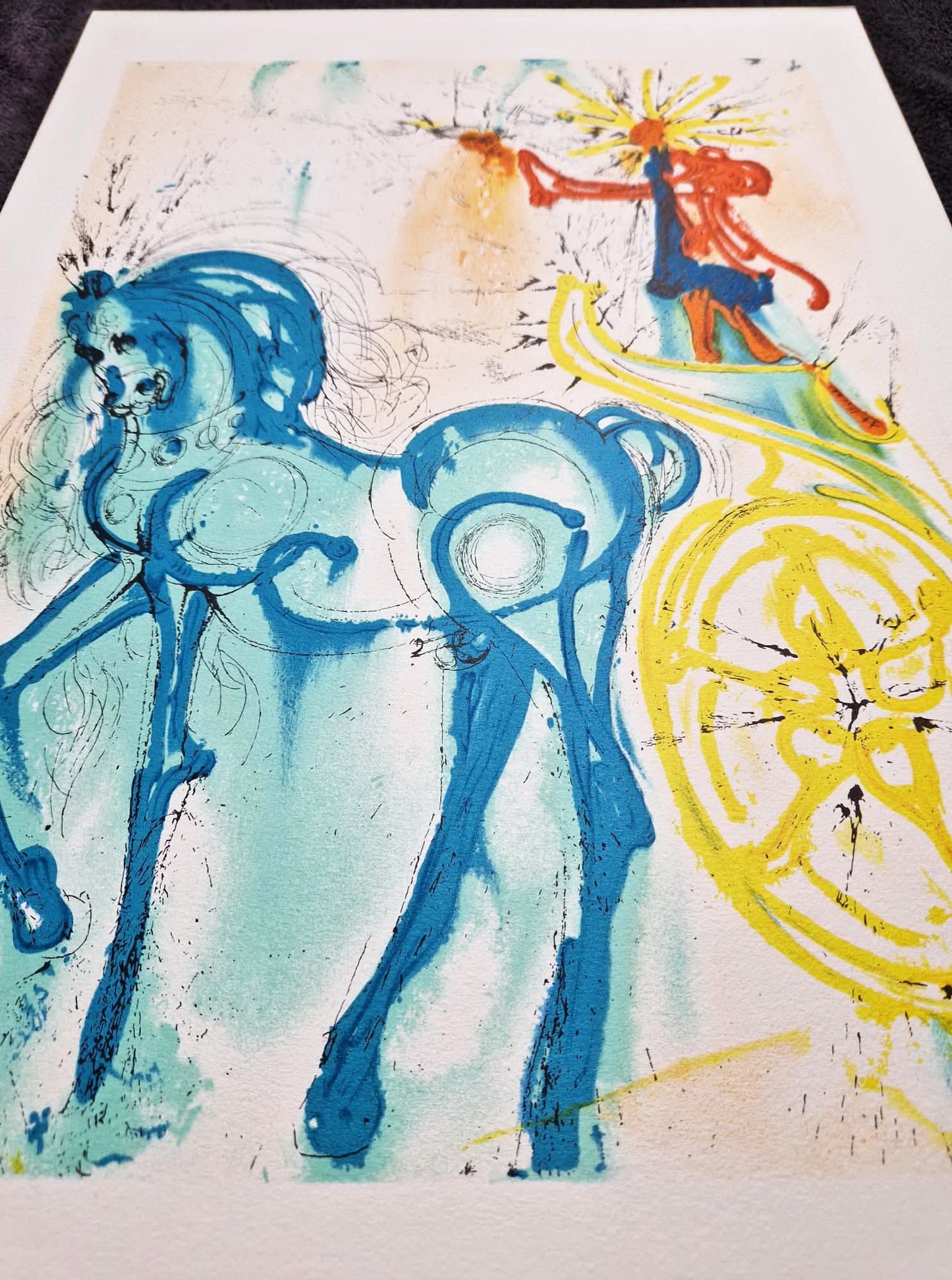 SALVADOR DALI - Le Cheval de Triomphe /Discount!!!/ (Certificate) (Unframed) lithograph by S.P.A.D.E.M (Israel)