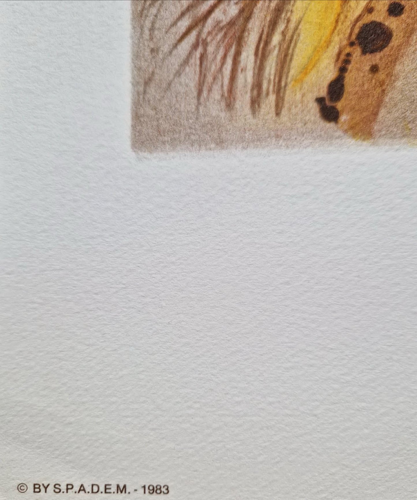 SALVADOR DALI - Le Cheval du Printemps (Certificate) (Unframed) Original lithograph by S.P.A.D.E.M (Israel)