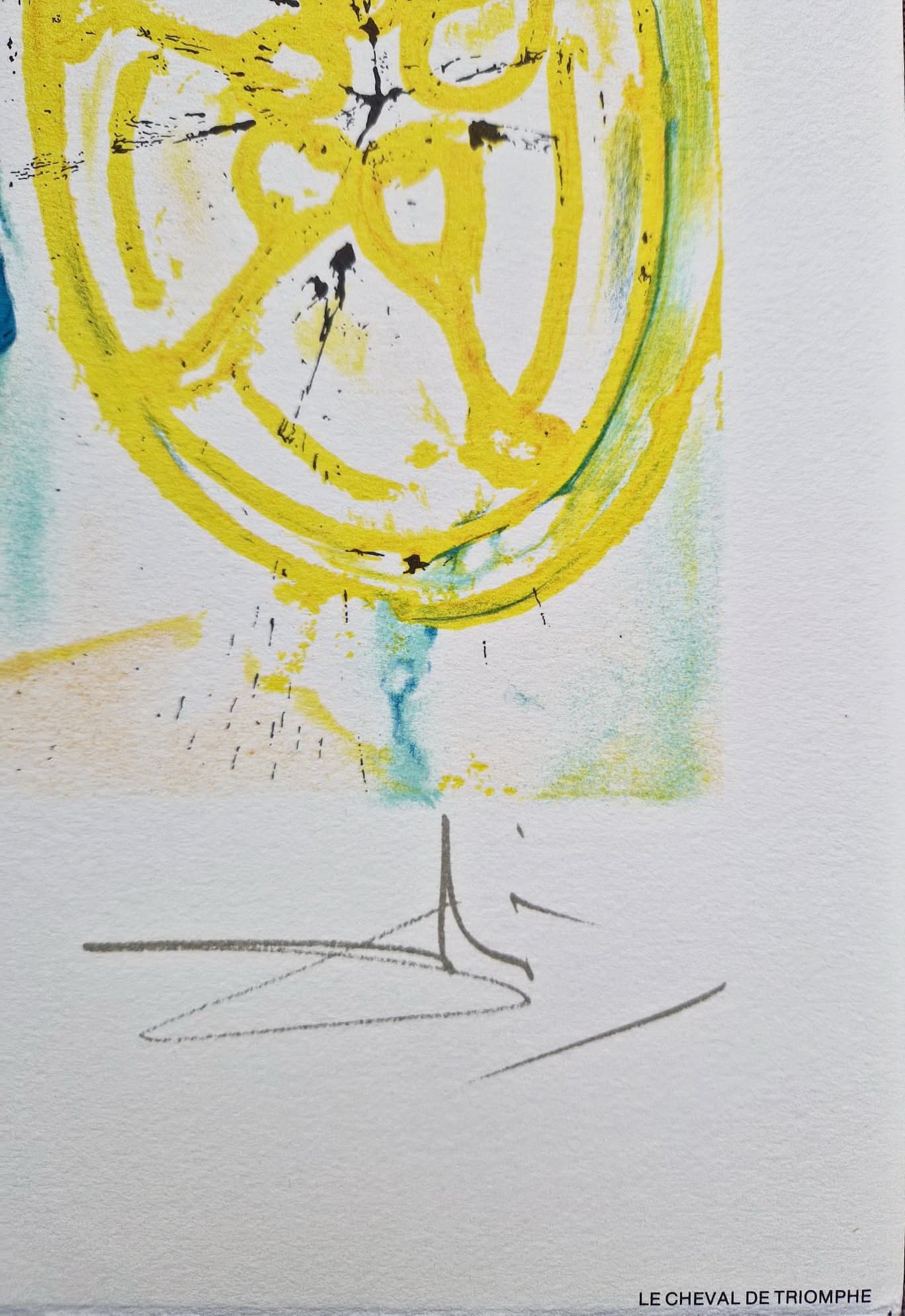 SALVADOR DALI - Le Cheval de Triomphe /Discount!!!/ (Certificate) (Unframed) lithograph by S.P.A.D.E.M (Israel)