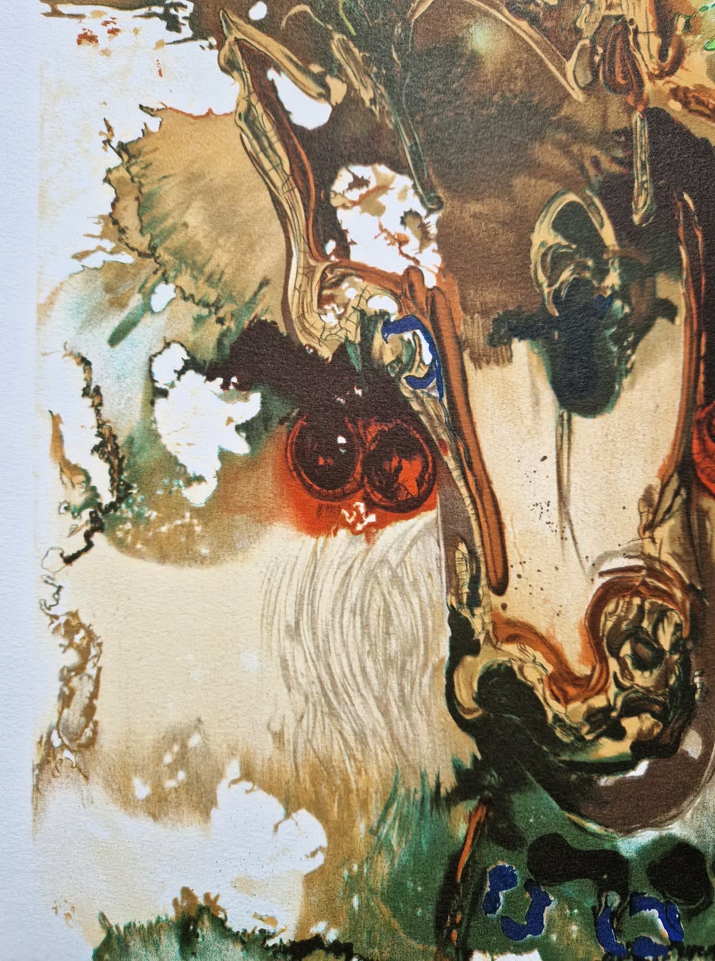 SALVADOR DALI - Bucephale (CERTIFICATE) (Unframed) Original lithograph by S.P.A.D.E.M (Israel)